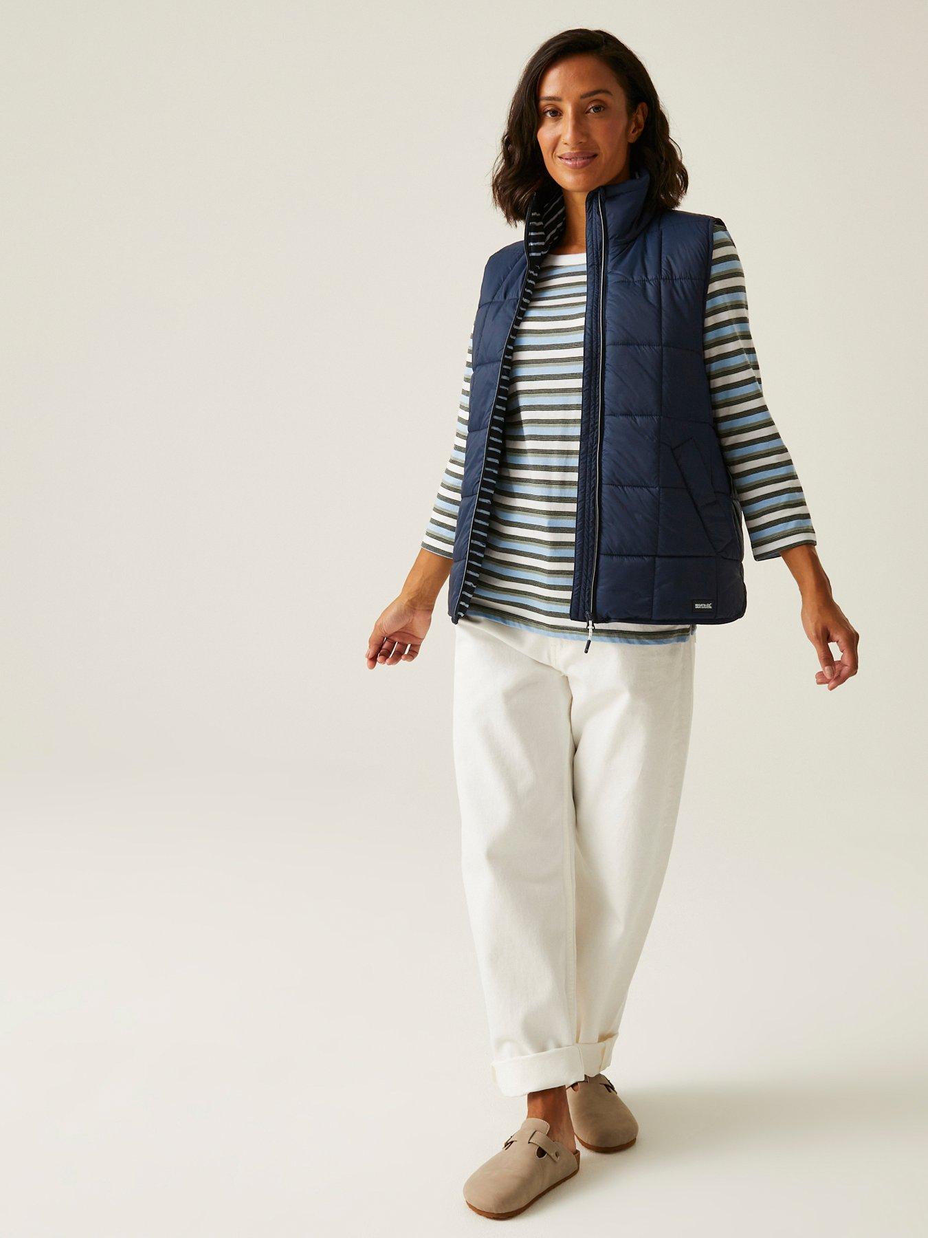 Image 3 of 6 of Regatta Womens Courcelle Ii Baffled Gilet - Navy