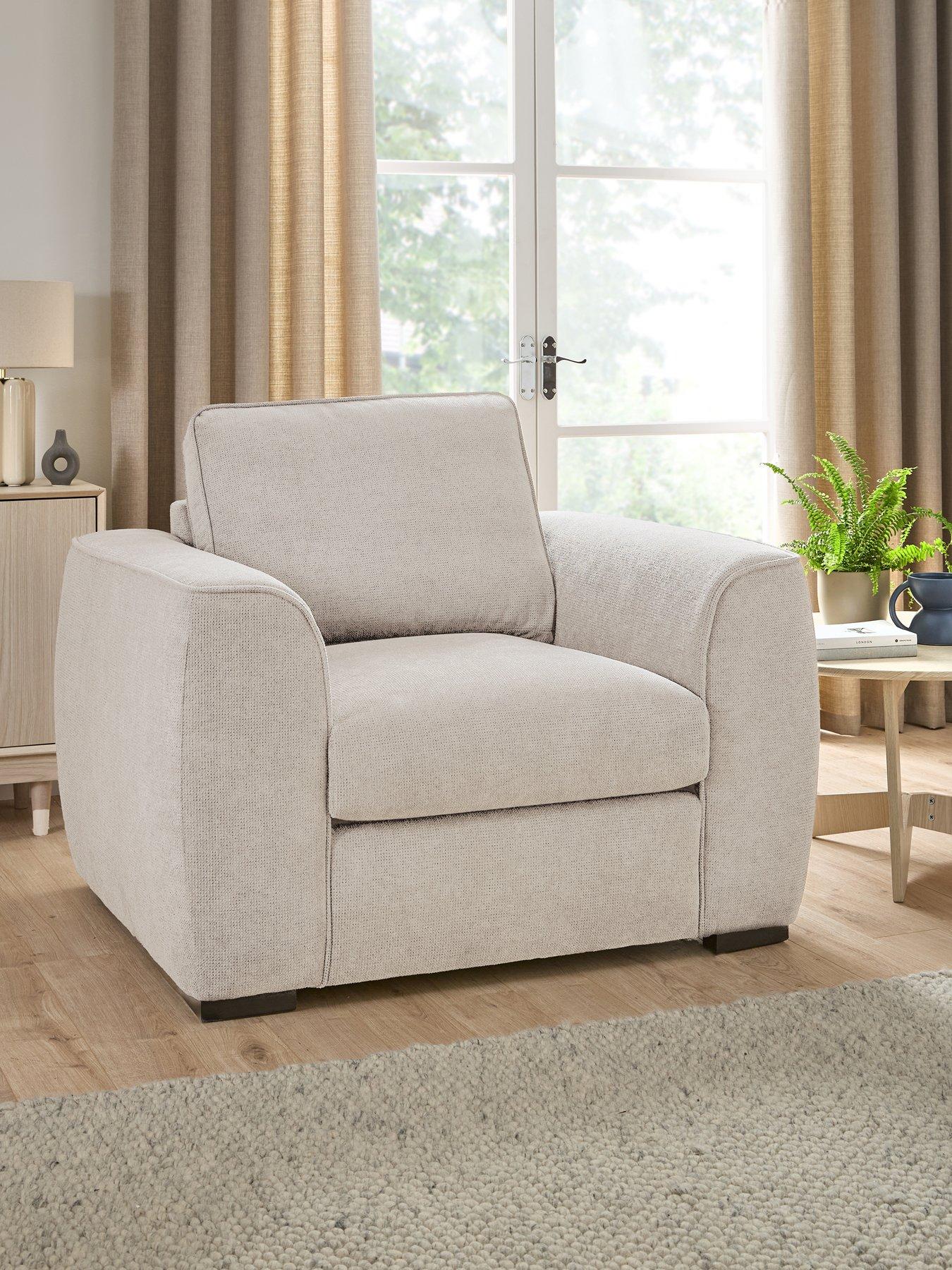 Very Home Seoul Standard Back Fabric Armchair  - FSC® Certified