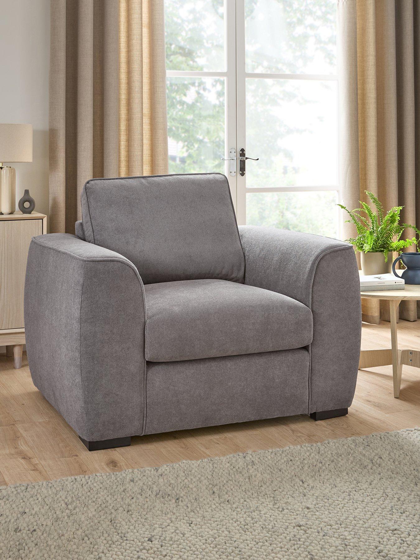 Very Home Seoul Standard Back Fabric Armchair  - FSC® Certified