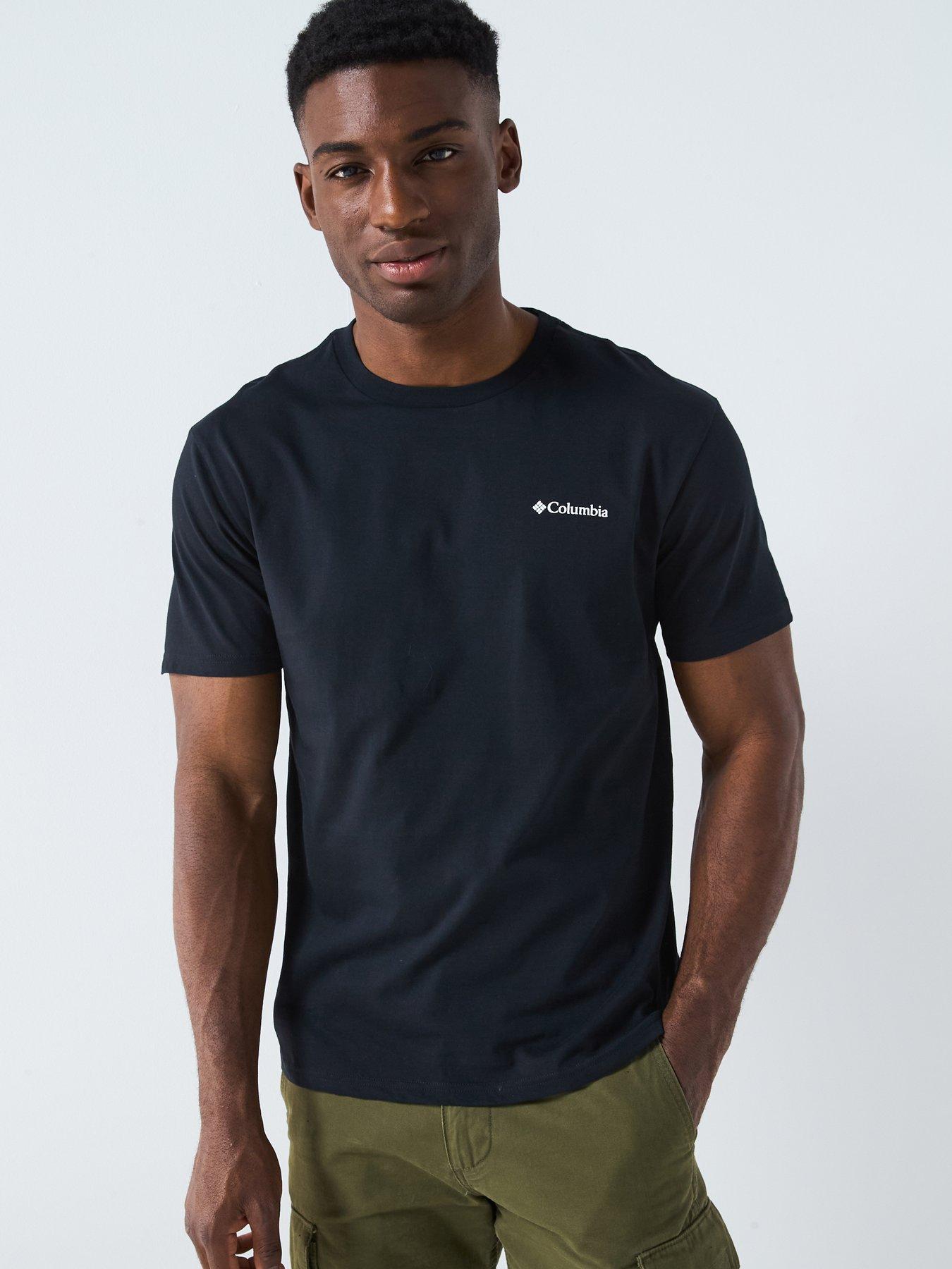 Columbia Men's Basic Logo Short Sleeve T-Shirt - Black
