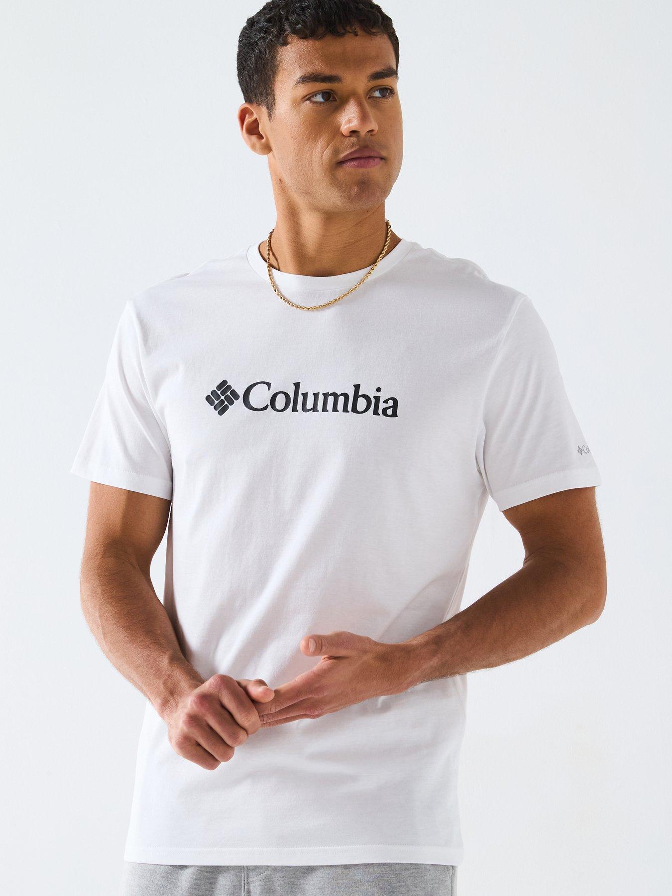 Image 1 of 6 of Columbia Men's CSC Basic Logo Short Sleeve Tee - White
