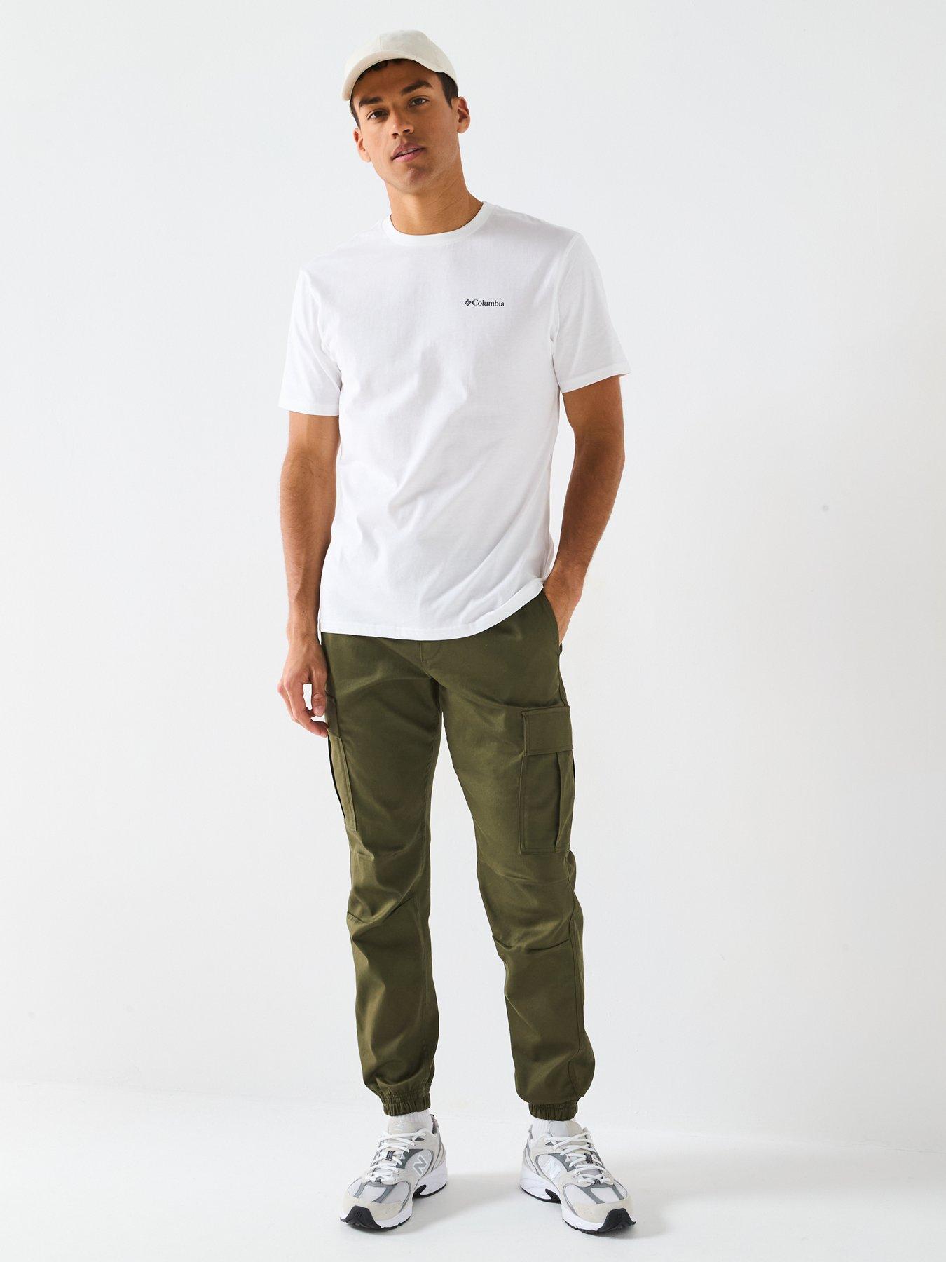 Image 3 of 4 of Columbia Men's Csc Basic Logo Short Sleeve T-Shirt - White