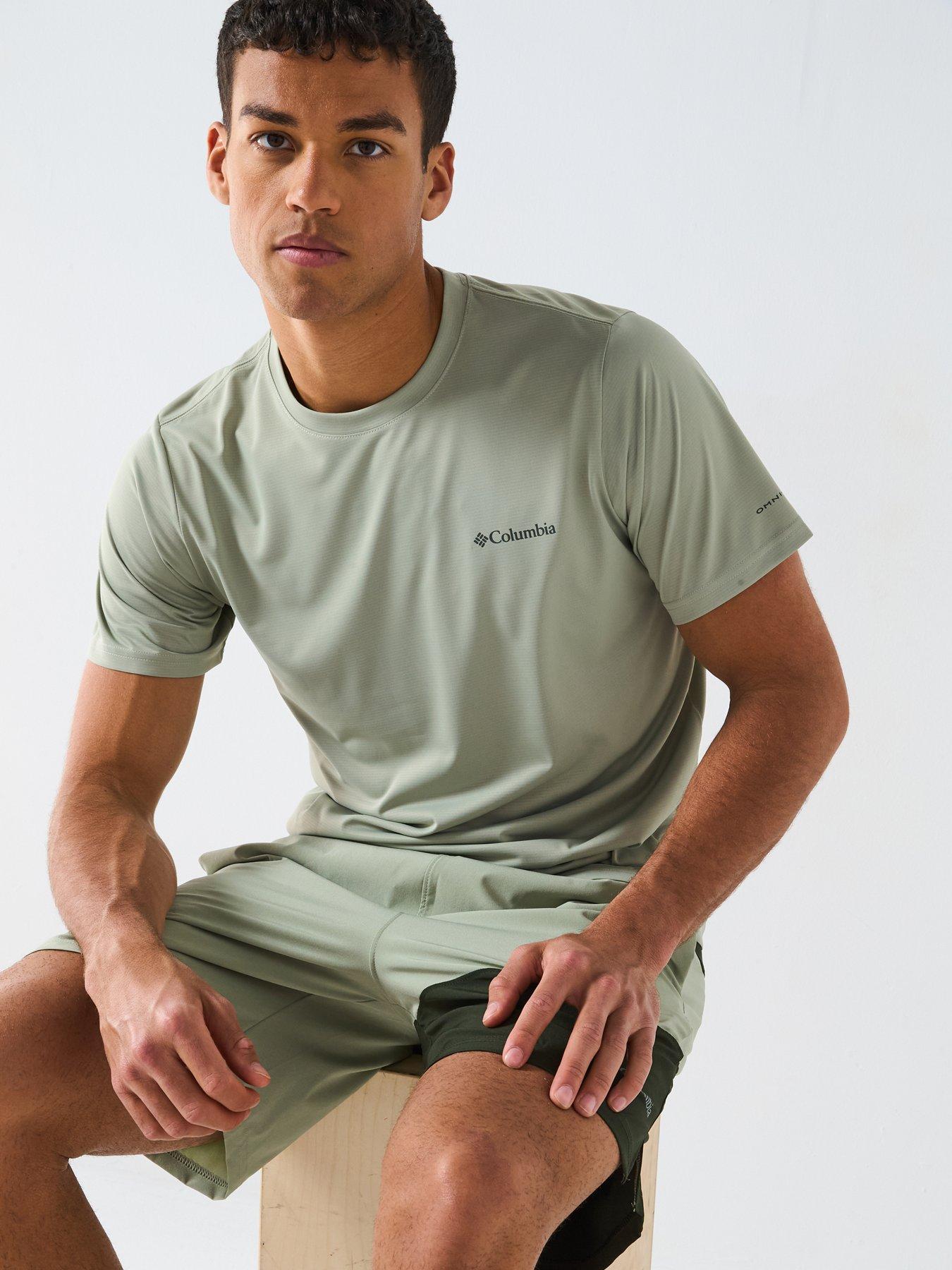 Image 4 of 5 of Columbia Men's Hike Technical T-Shirt - Green
