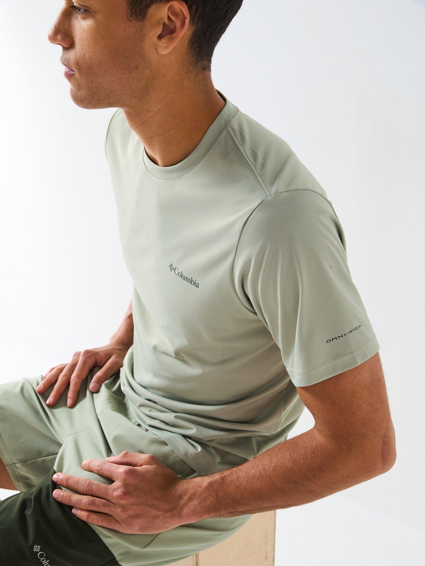 Image 5 of 5 of Columbia Men's Hike Technical T-Shirt - Green