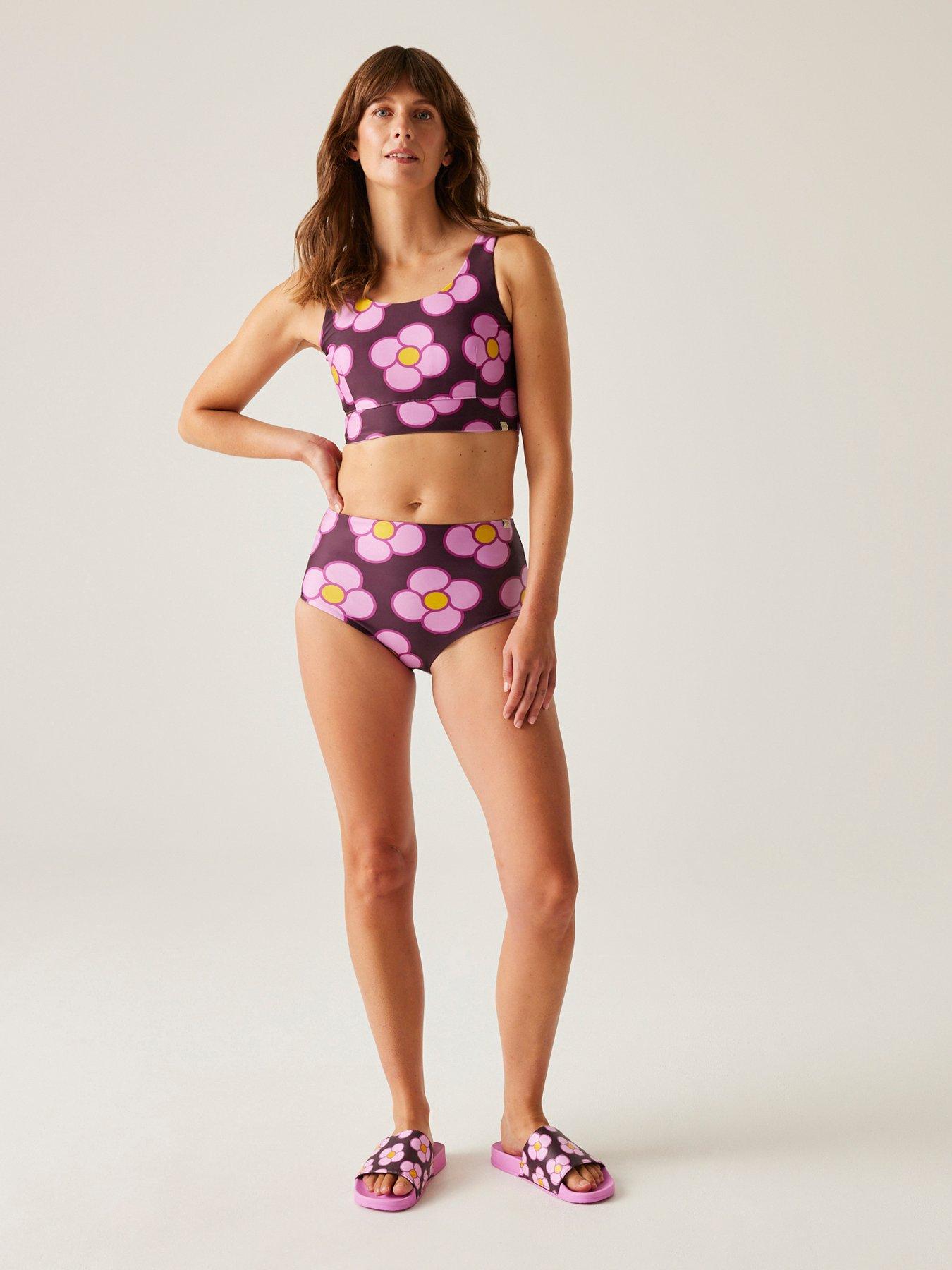 Image 3 of 5 of Regatta Womens Orla Reversible Bikini Set - Pink