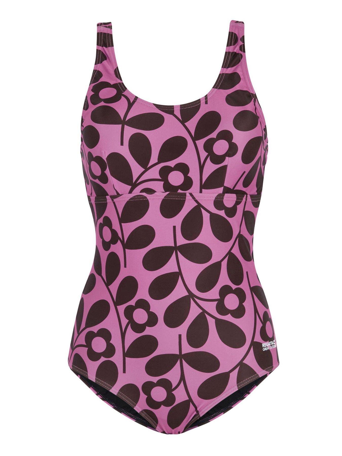 Image 6 of 6 of Regatta Womens Orla Swimming Costume- Pink