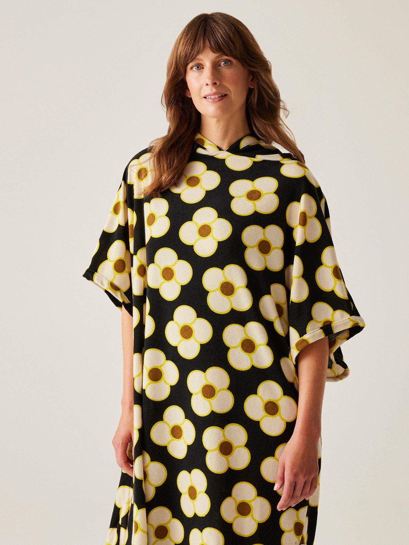 Image 1 of 6 of Regatta Womens Orla Towelling Robe- Yellow