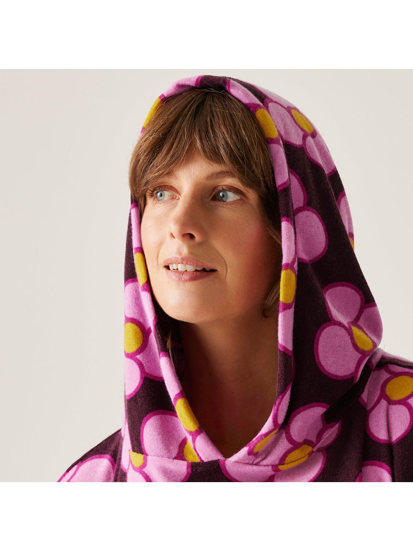 Image 4 of 6 of Regatta Womens Orla Towelling Robe- Pink