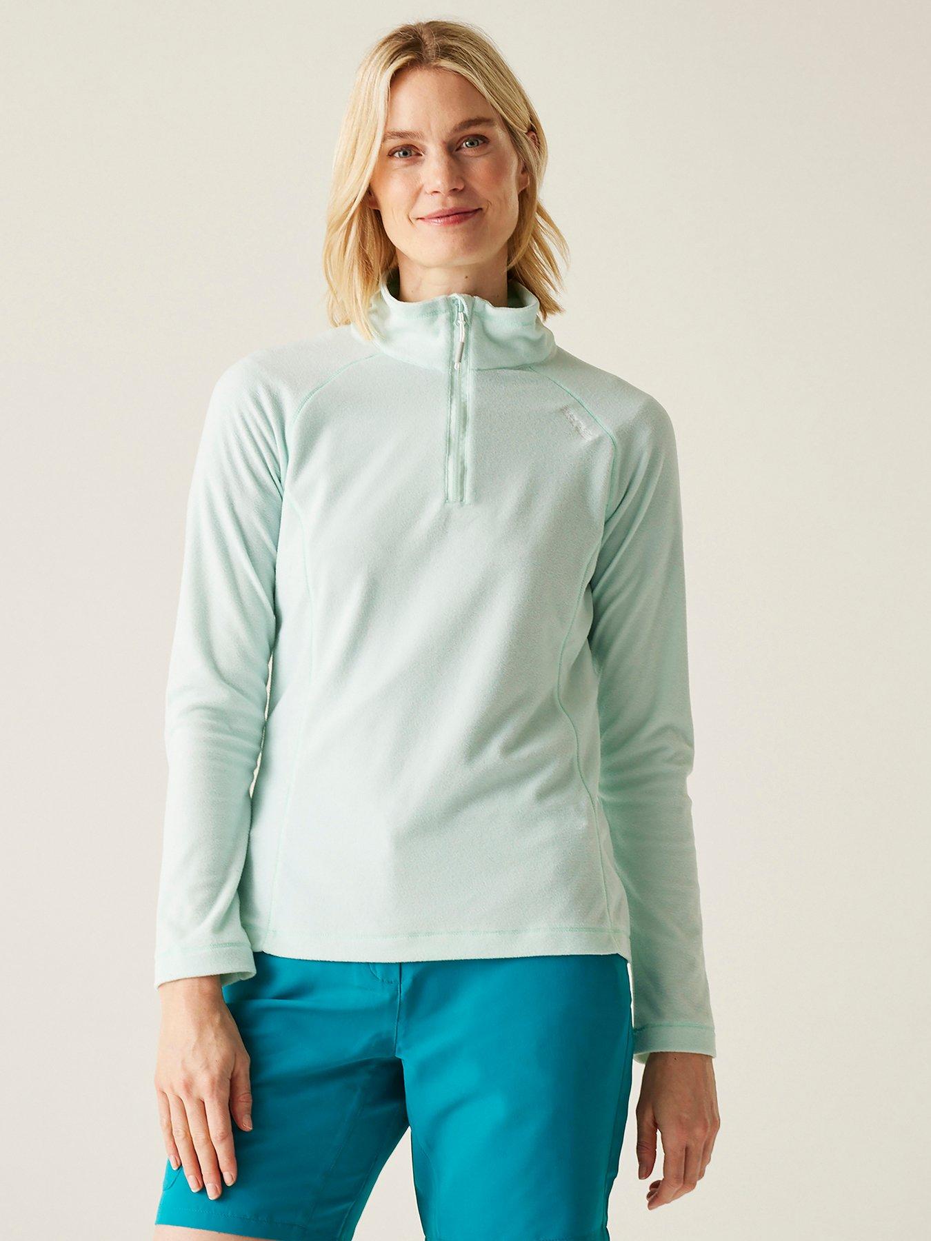Image 1 of 6 of Regatta Womens Montes Half Zip Fleece- Green
