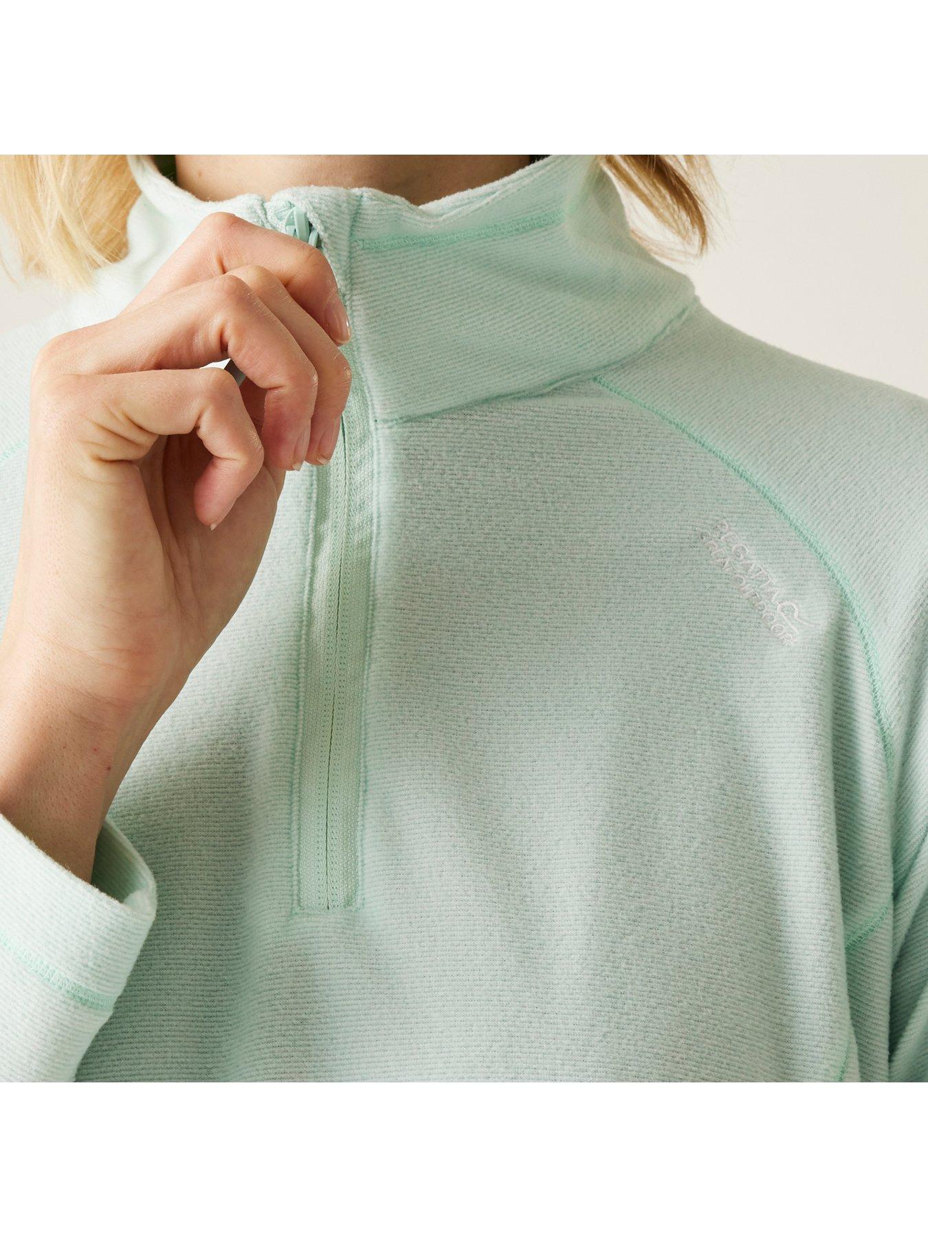 Image 4 of 6 of Regatta Womens Montes Half Zip Fleece- Green