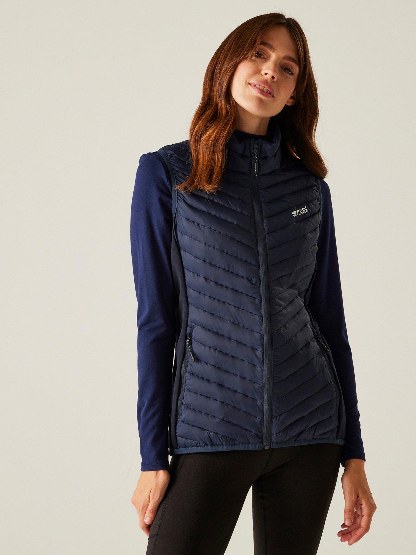 Regatta Womens Anderson Hybrid Baffled Gilet- Navy