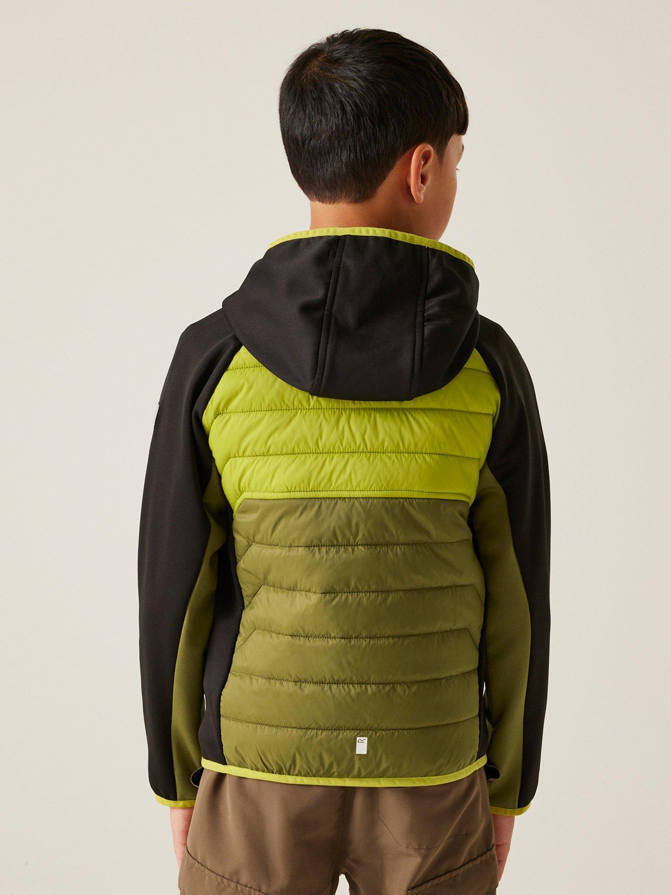 Image 2 of 7 of Regatta Kielder Hybrid Ix Kids Baffle Jacket- Green