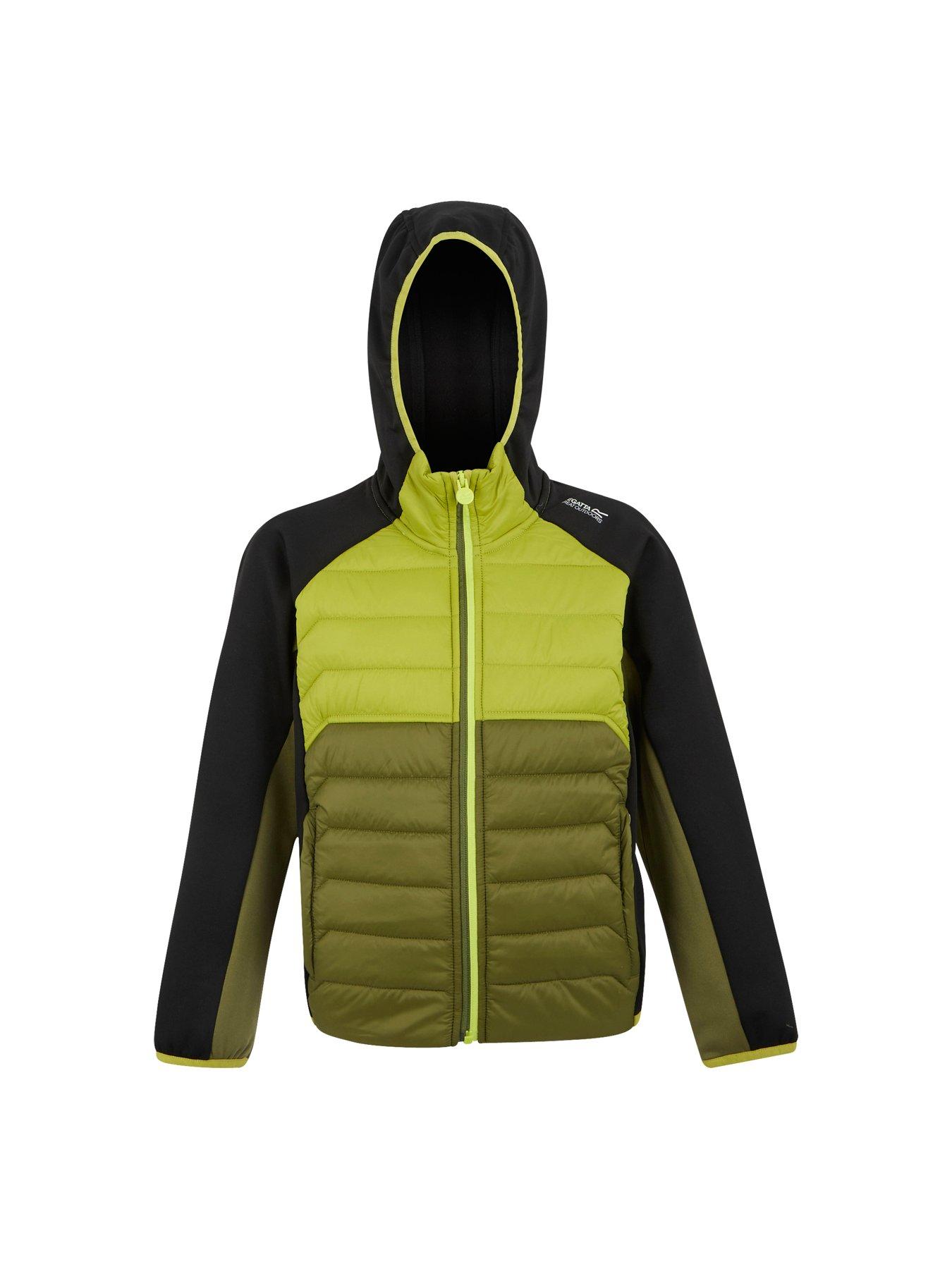 Image 7 of 7 of Regatta Kielder Hybrid Ix Kids Baffle Jacket- Green