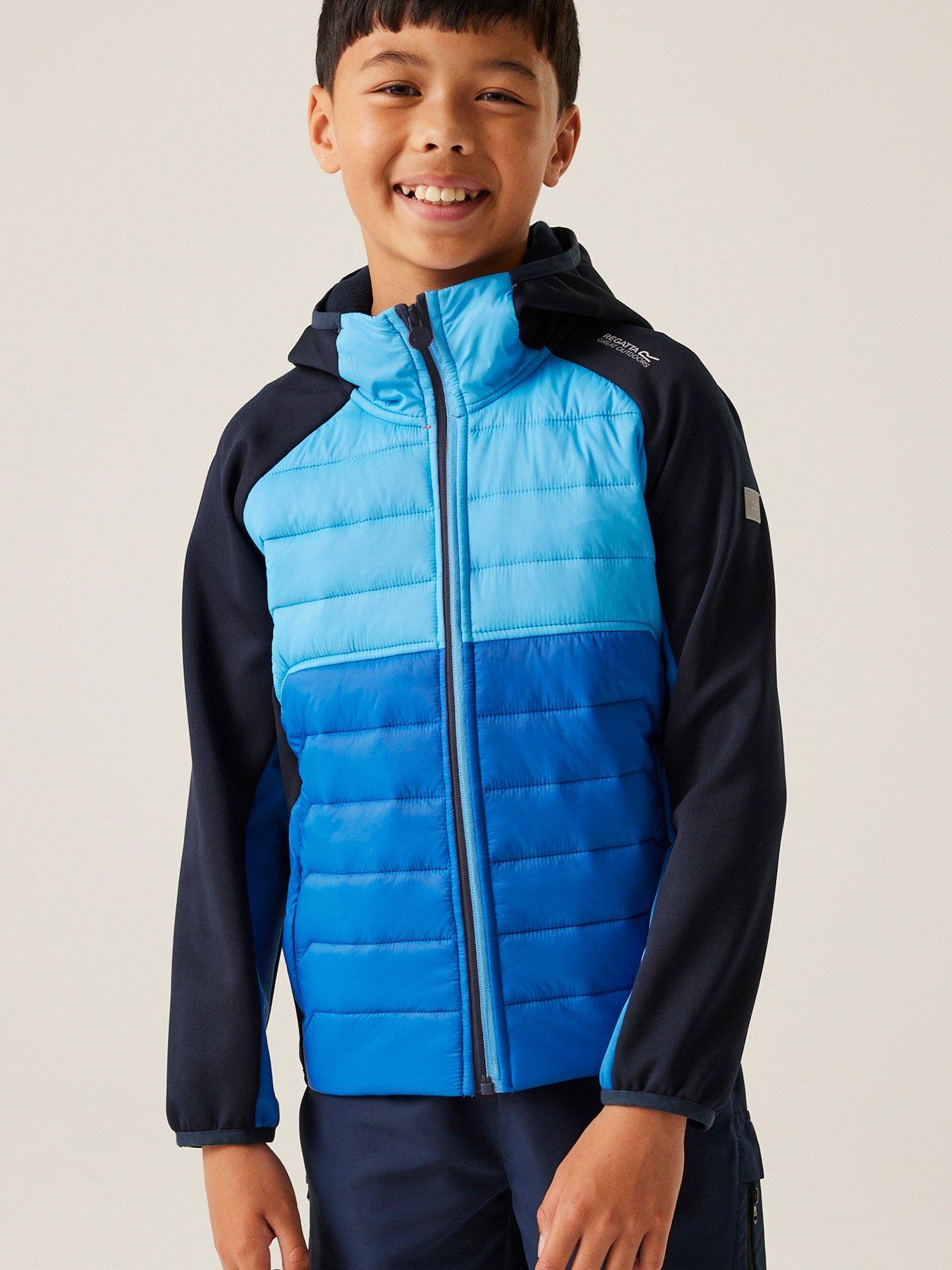 regatta-kielder-hybrid-ix-kids-baffle-jacket-blue