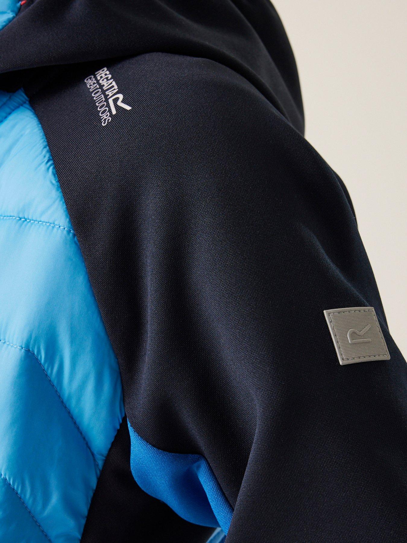 regatta-kielder-hybrid-ix-kids-baffle-jacket--bluedetail
