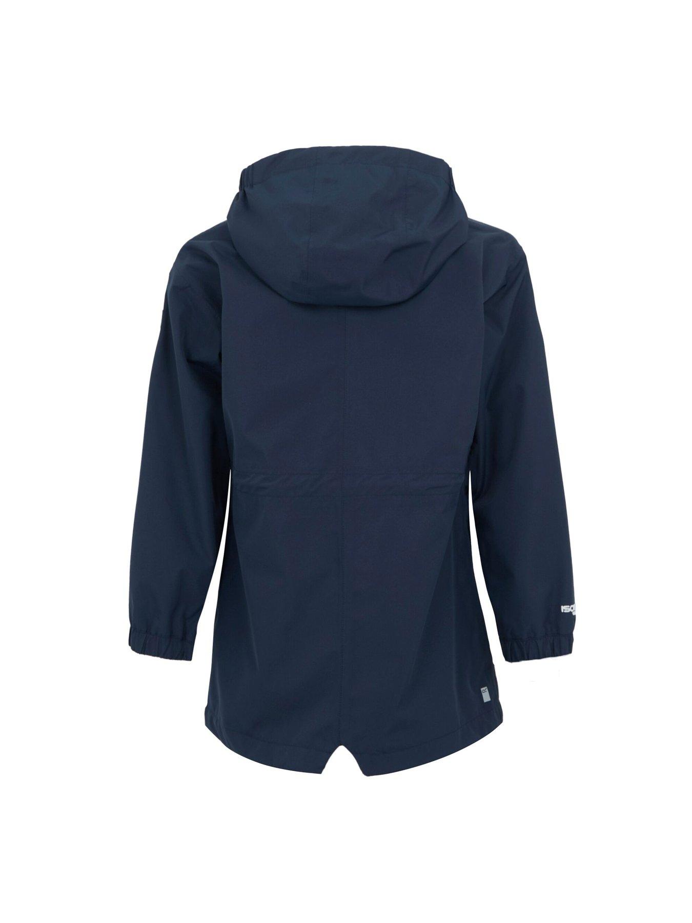 Image 7 of 7 of Regatta Ballina Kids Waterproof Shell Jacket- Navy