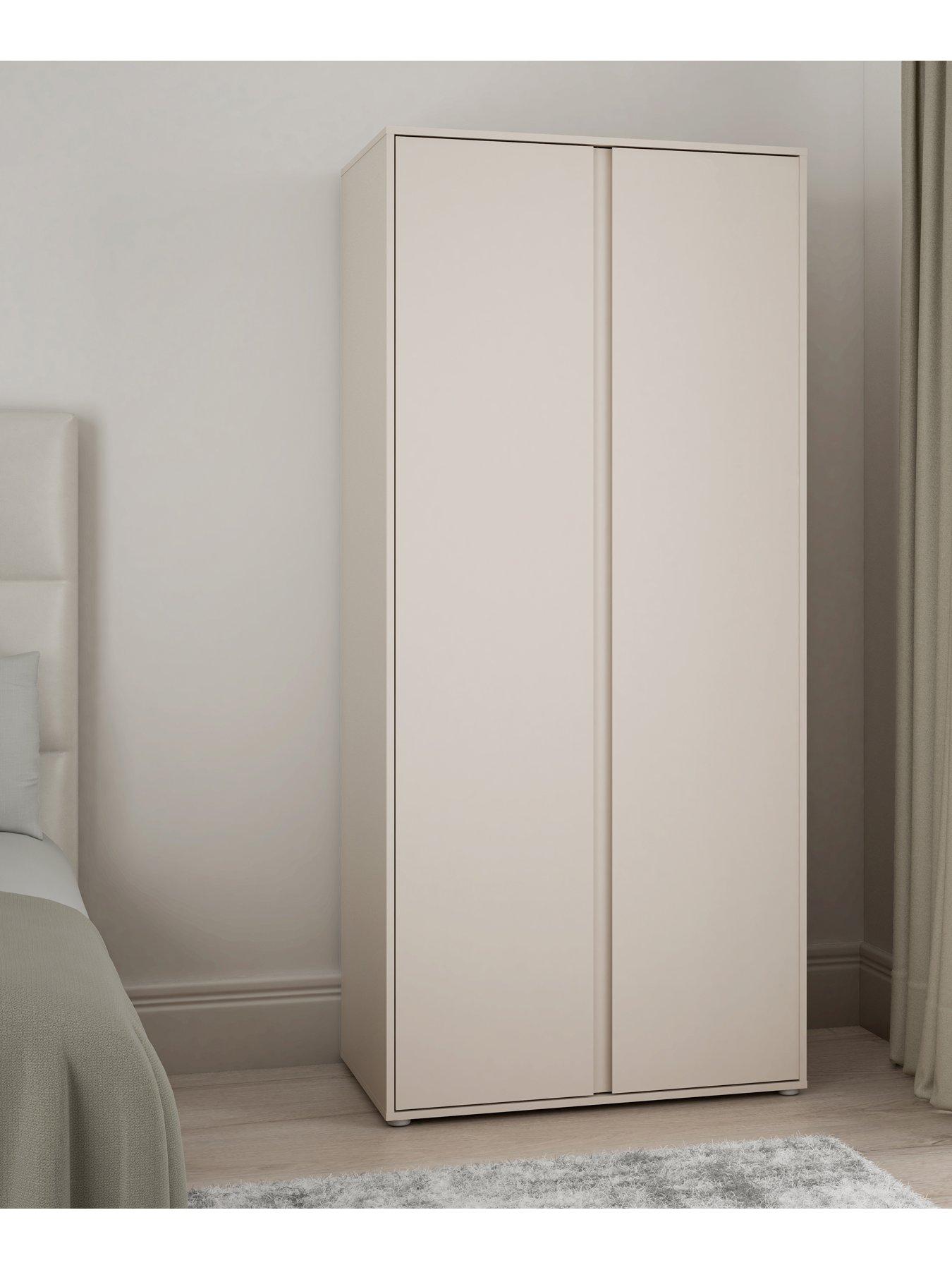 Very Home Lisson 2 Door Wardrobe - Oatmeal - FSC® Certified