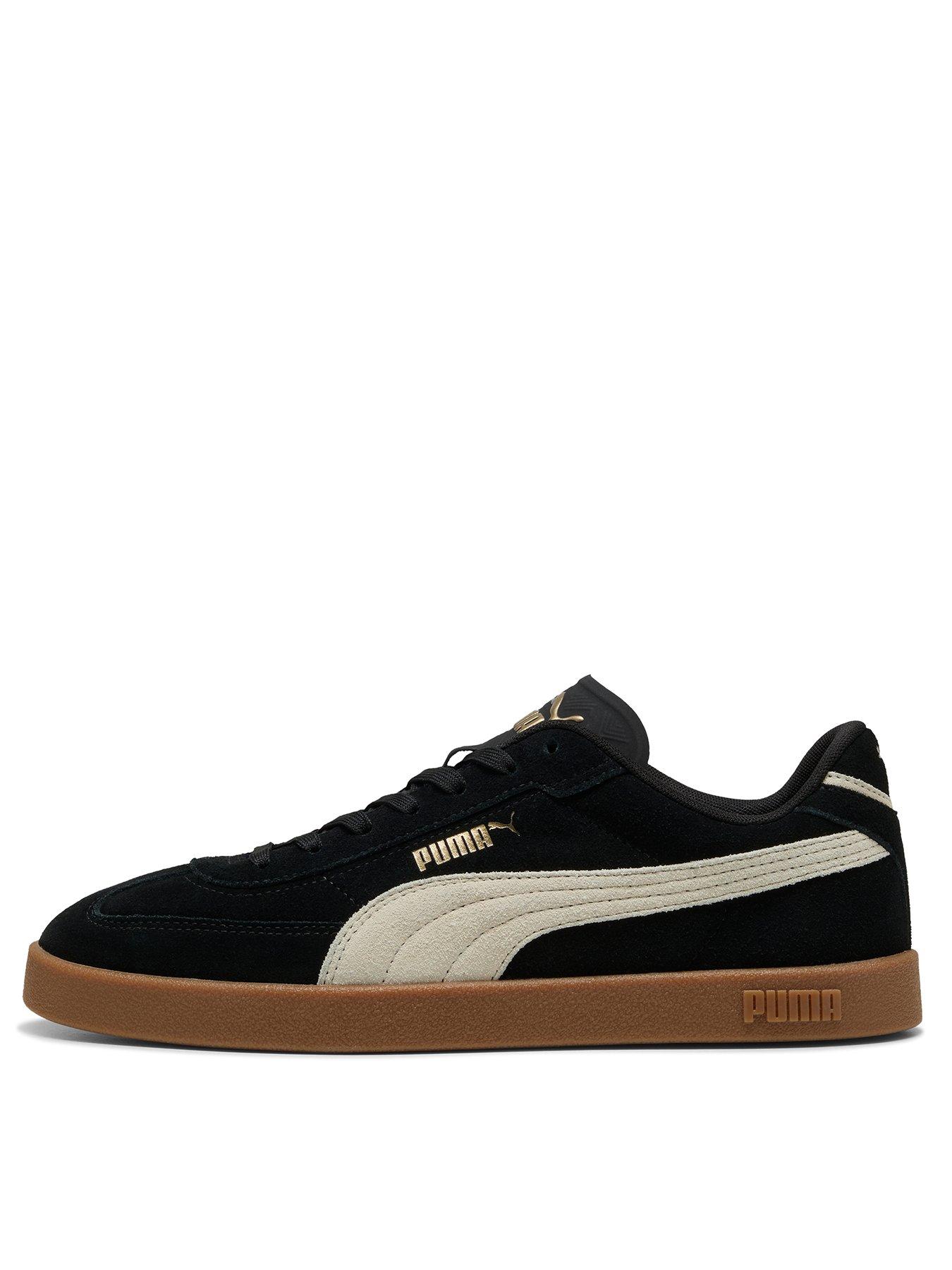 Puma Unisex Club II Era Suede Trainers - Black