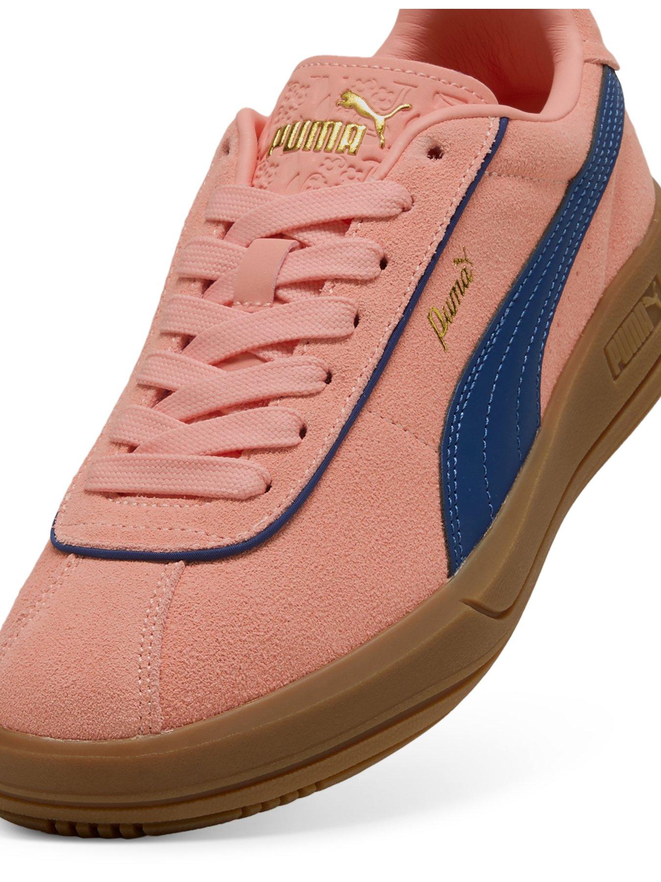 puma-womens-club-klassika-sd-trainers-salmon-and-ocean-blueoutfit