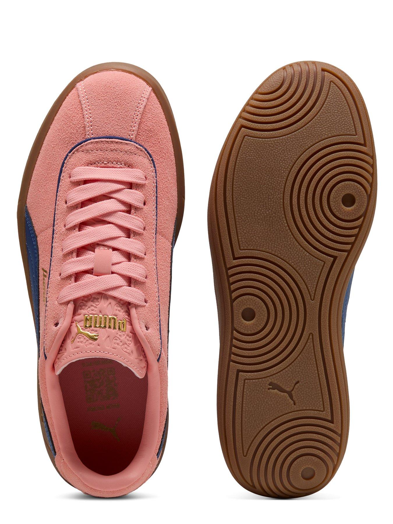 puma-womens-club-klassika-sd-trainers-salmon-and-ocean-bluedetail