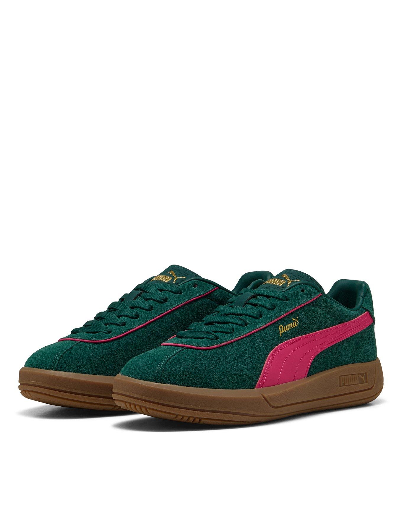 puma-womens-club-klassika-sd-trainers--forest-greenstillFront