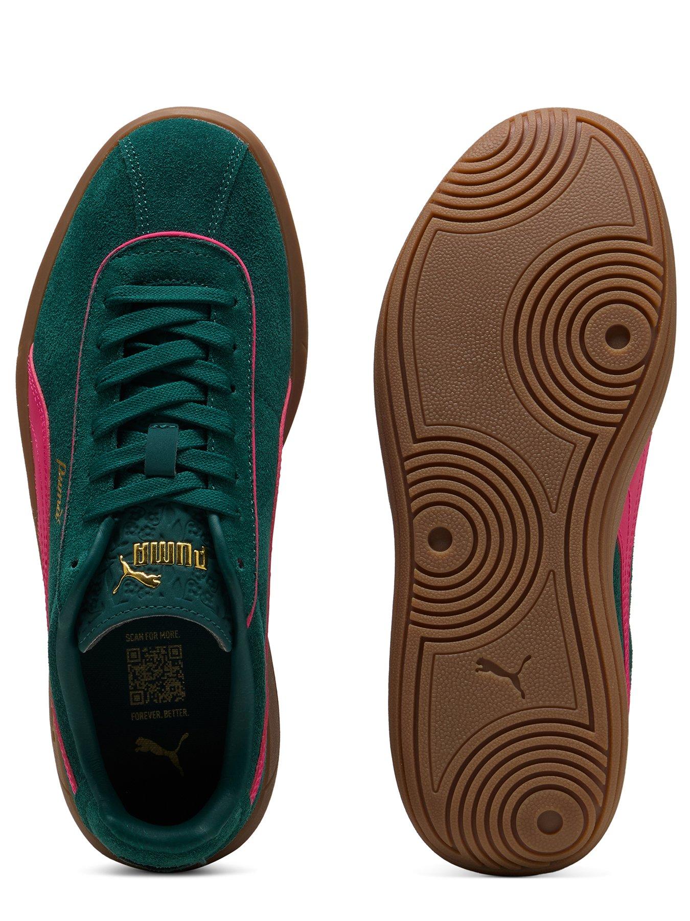 puma-womens-club-klassika-sd-trainers--forest-greendetail