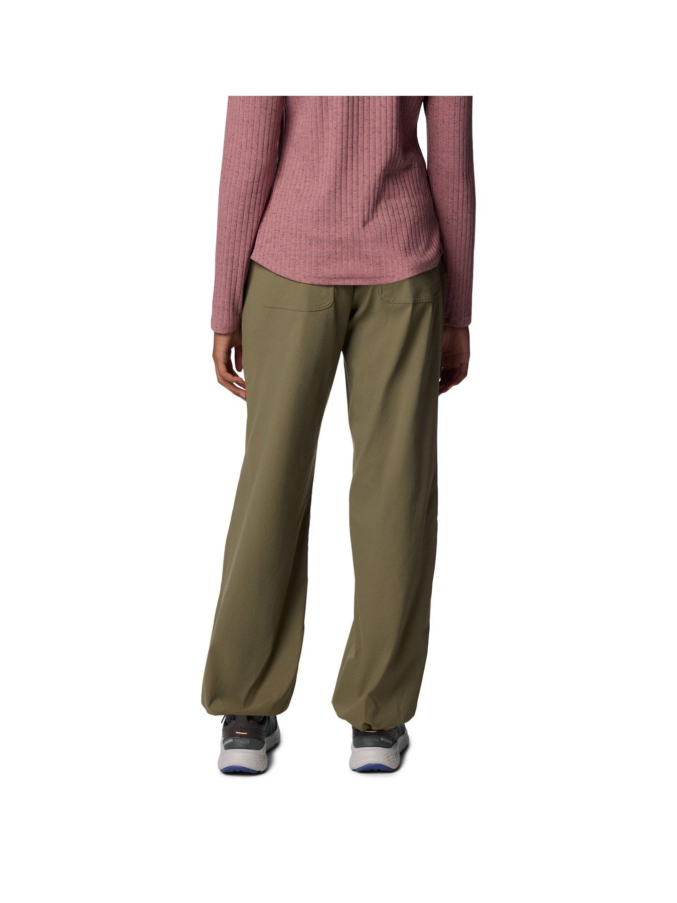 columbia-womens-brea-falls-nylon-pant-greenstillFront