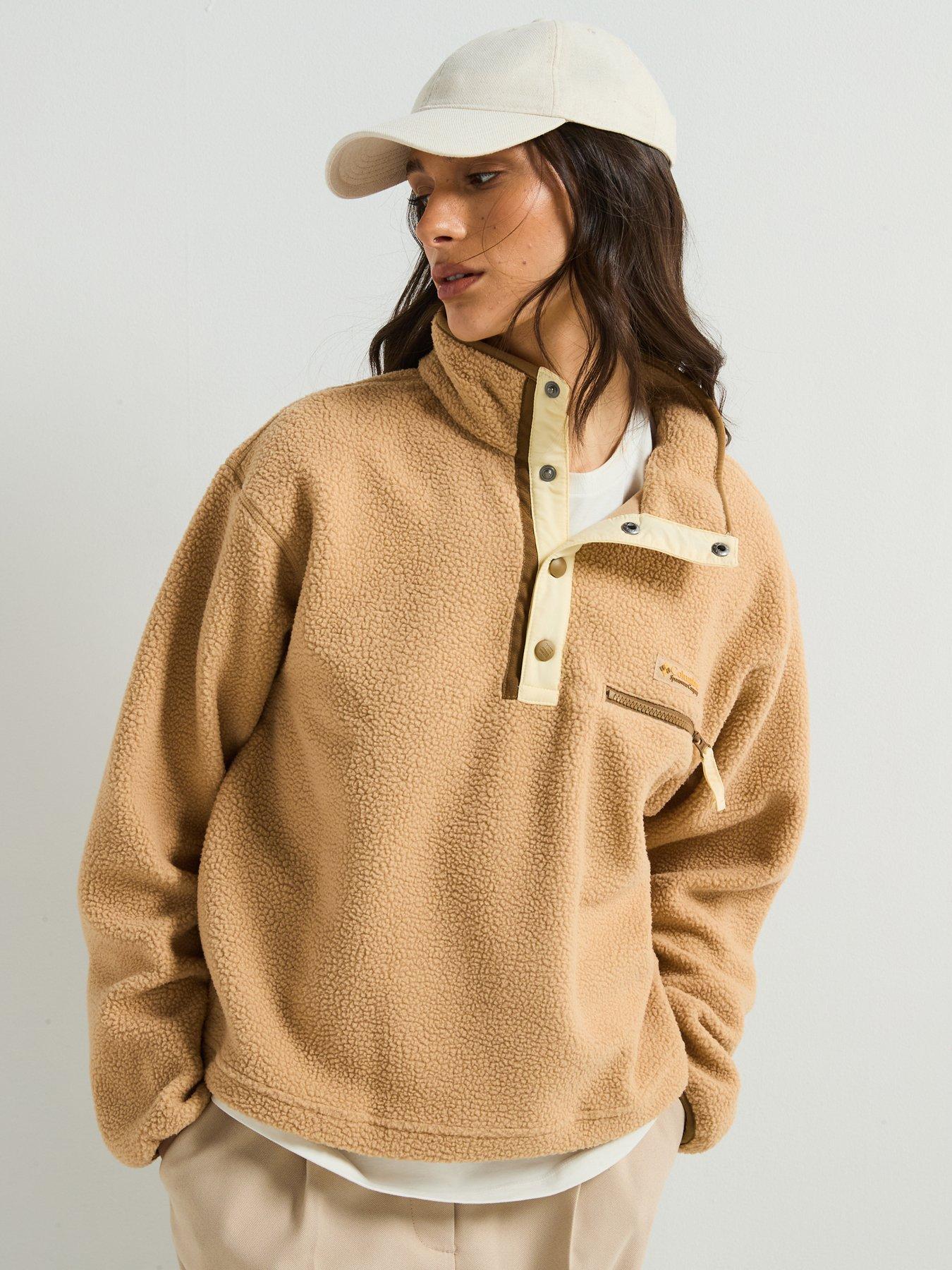 Columbia Women's Helvetia 2 Cropped Half Snap Fleece - Tan