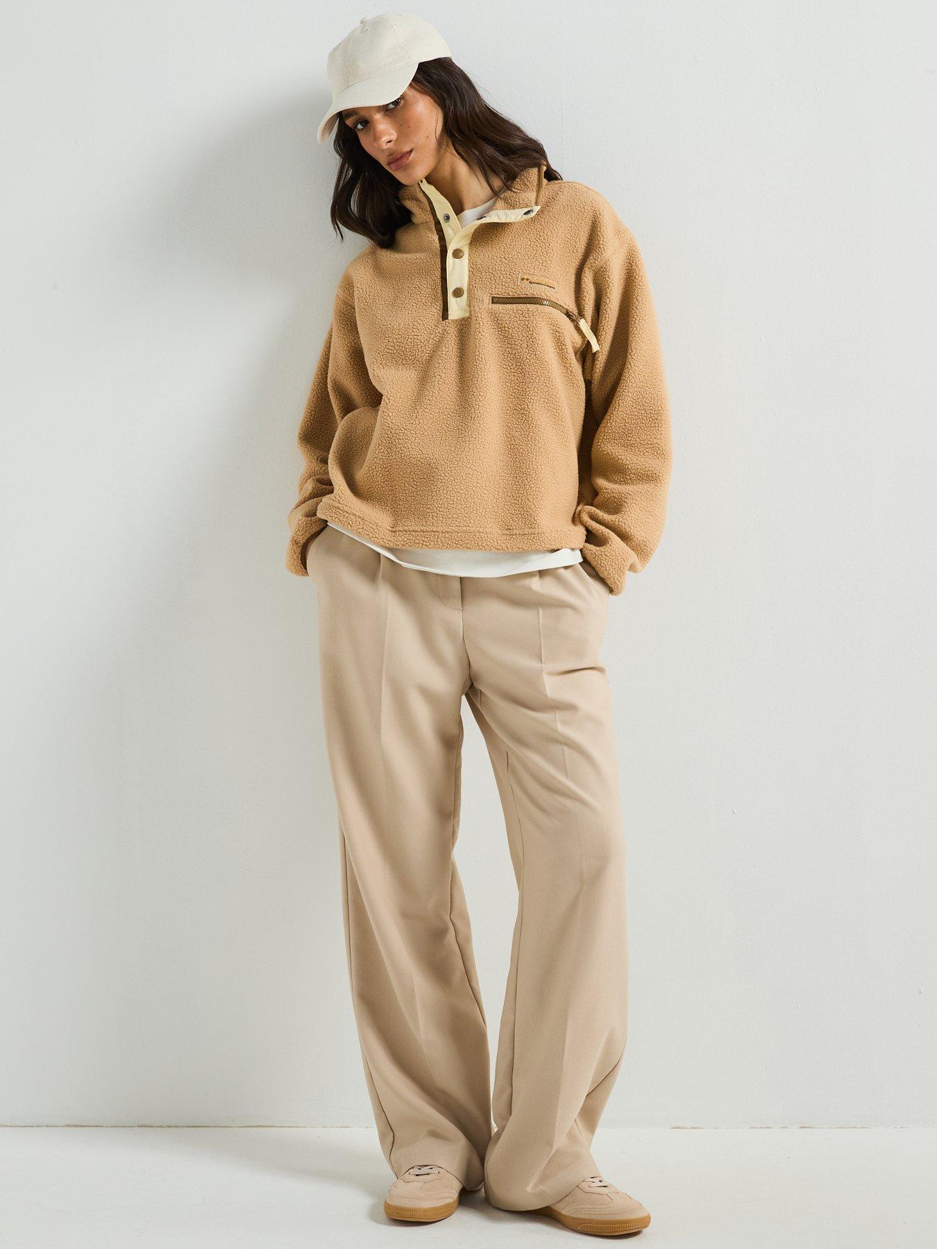 Image 3 of 6 of Columbia Women's Helvetia 2 Cropped Half Snap Fleece - Tan