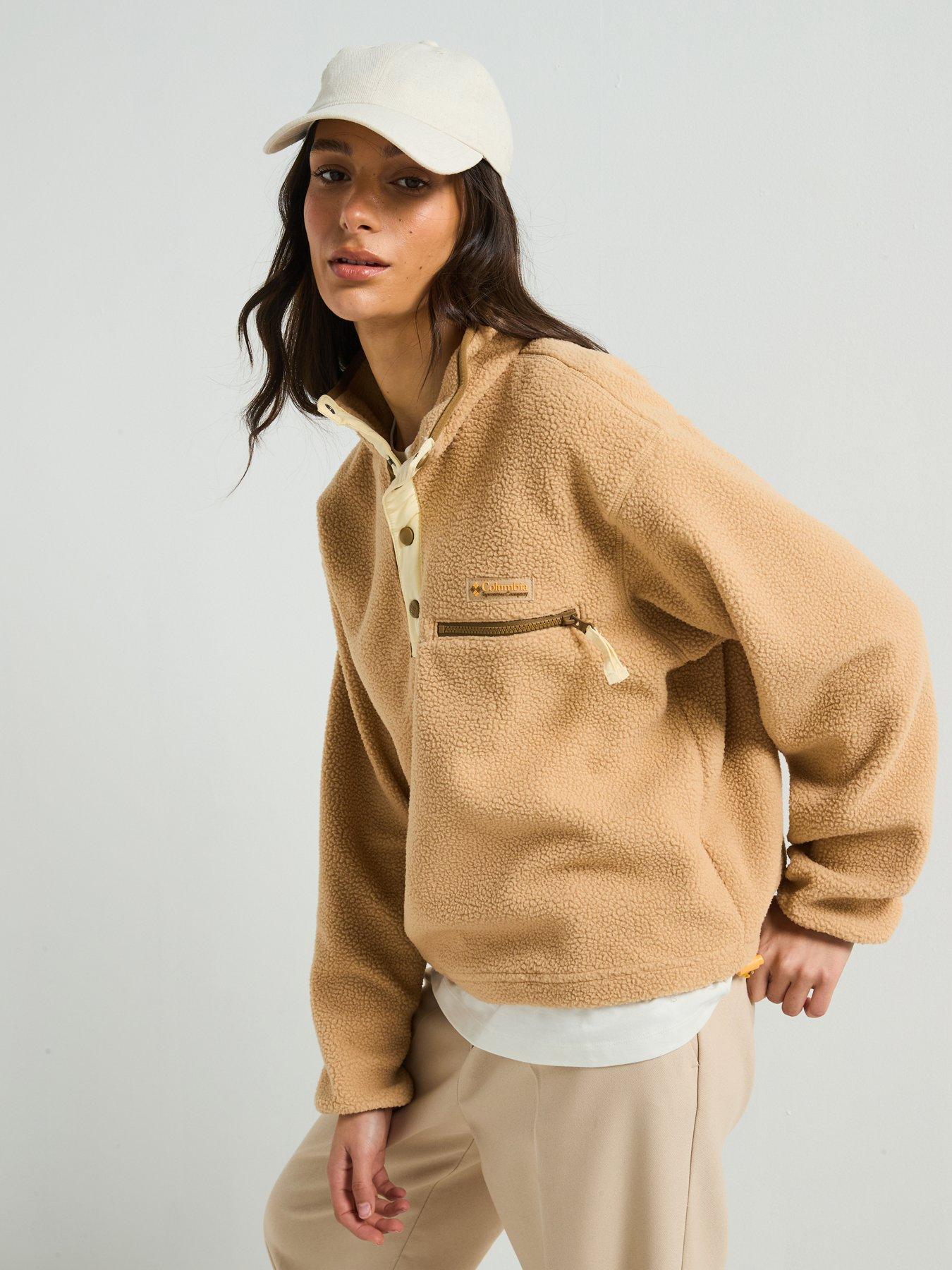 Image 6 of 6 of Columbia Women's Helvetia 2 Cropped Half Snap Fleece - Tan