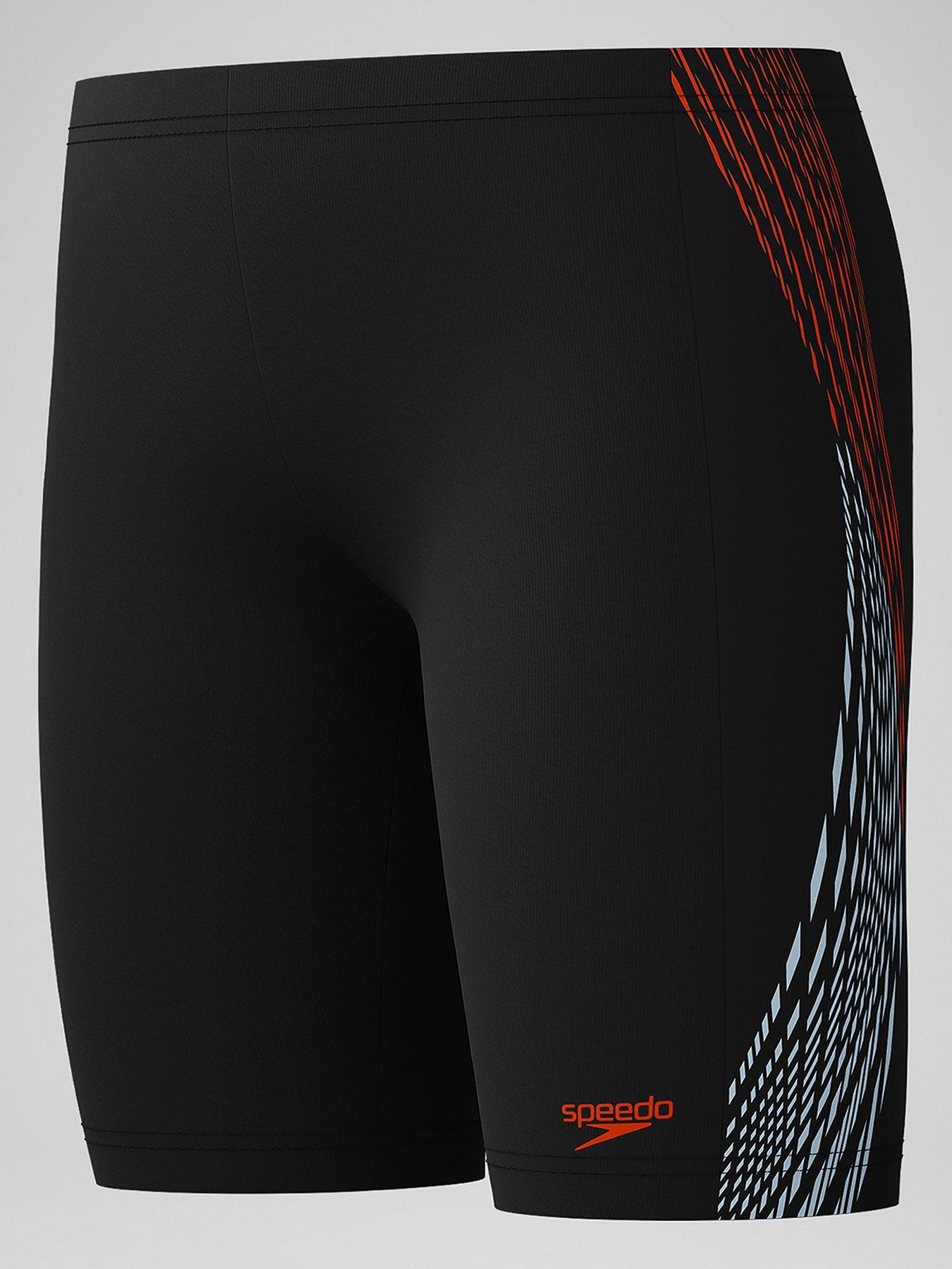 Image 3 of 5 of Speedo Boys Plastisol Placement Jammer - Black