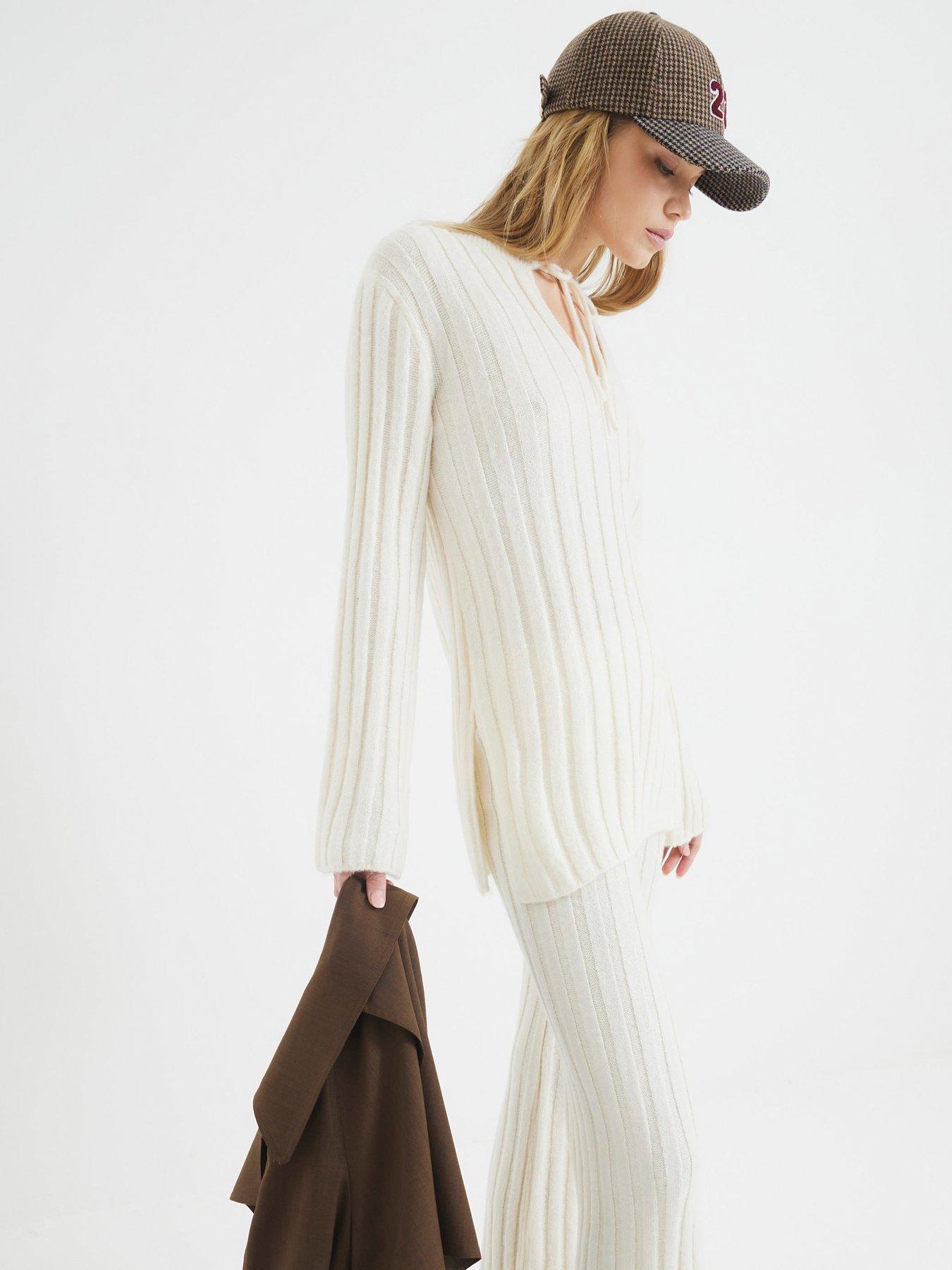 river-island-ribbed-tunic-top-creamdetail