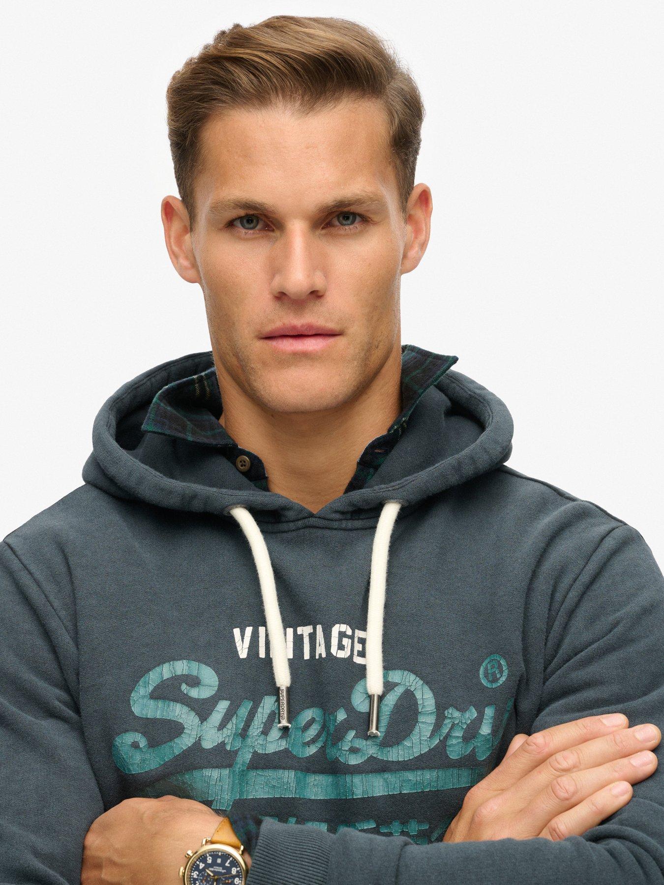 superdry-superdry-duo-vintage-logo-hoodie-blueoutfit