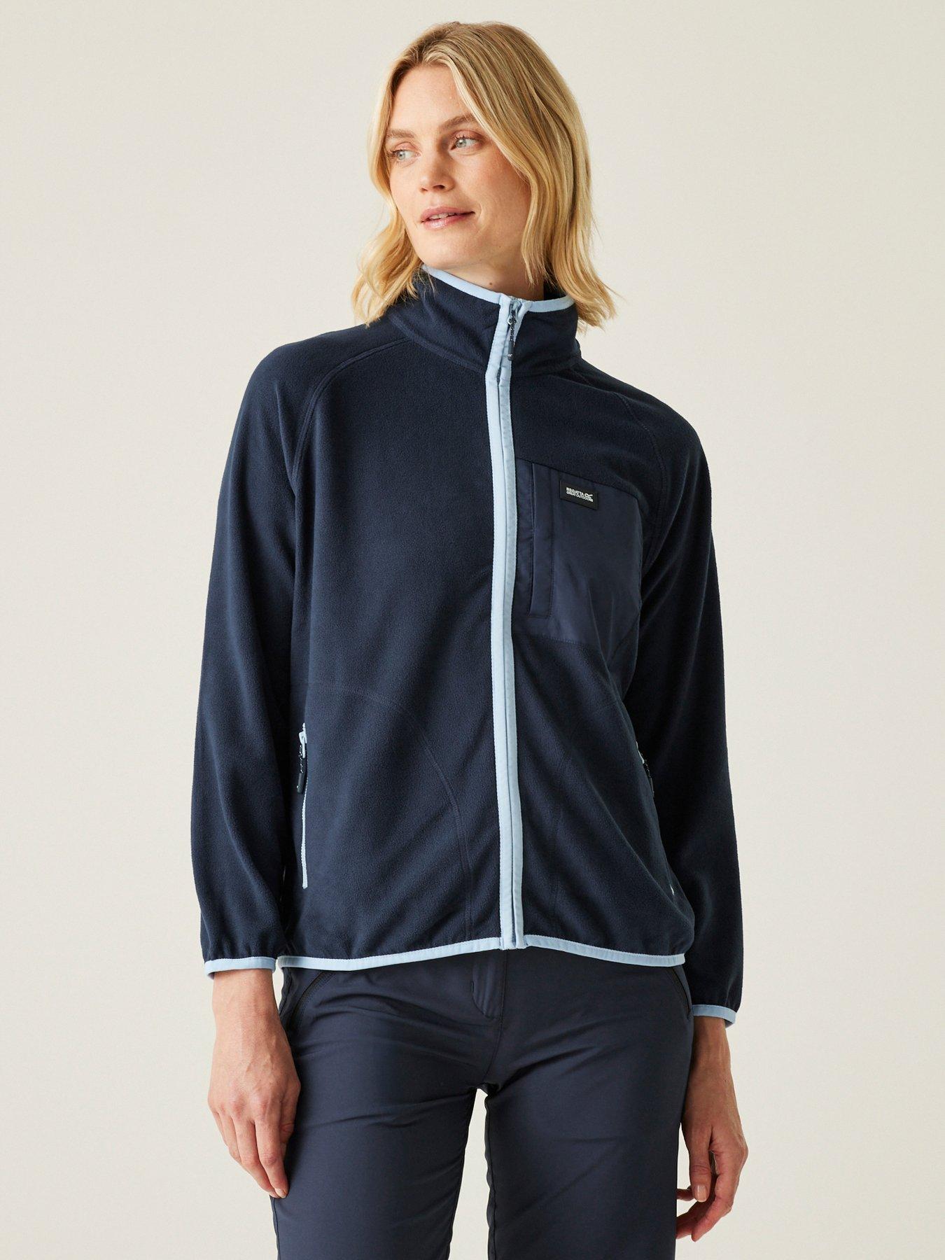 Image 1 of 6 of Regatta Womens Lilana Full Zip Fleece - Navy