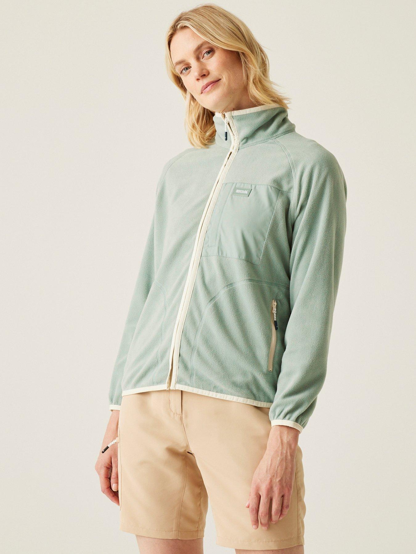 undefined Womens Lilana Full Zip Fleece- Green