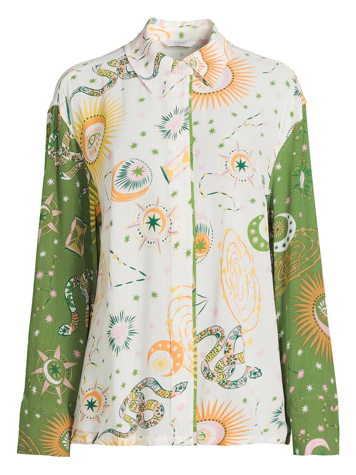 Image 5 of 5 of Michelle Keegan Printed Shirt - Multi