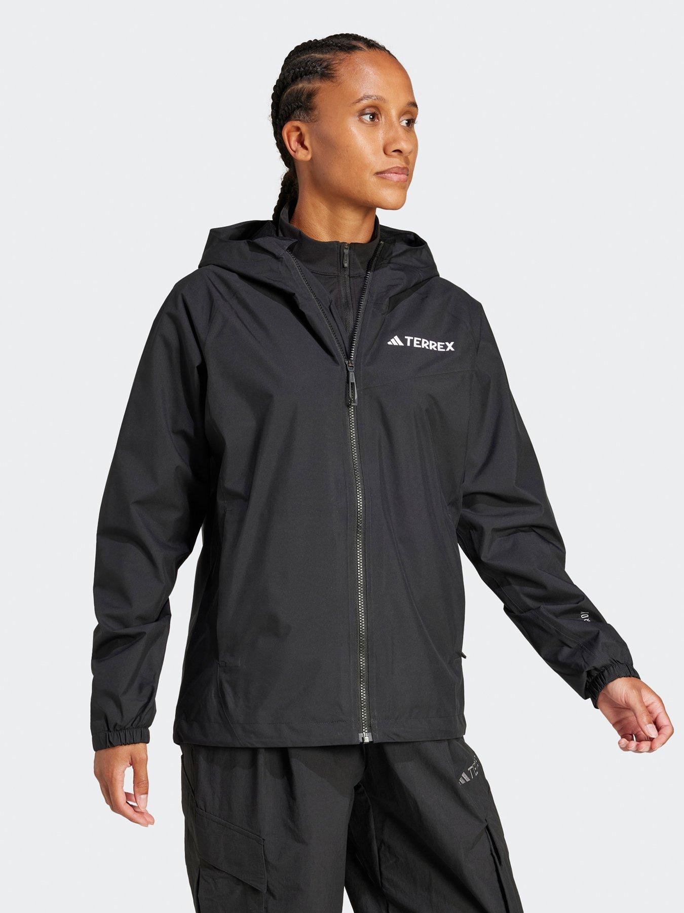 Image 3 of 5 of adidas Terrex Womens Mountain 2L Rain Jacket - Black