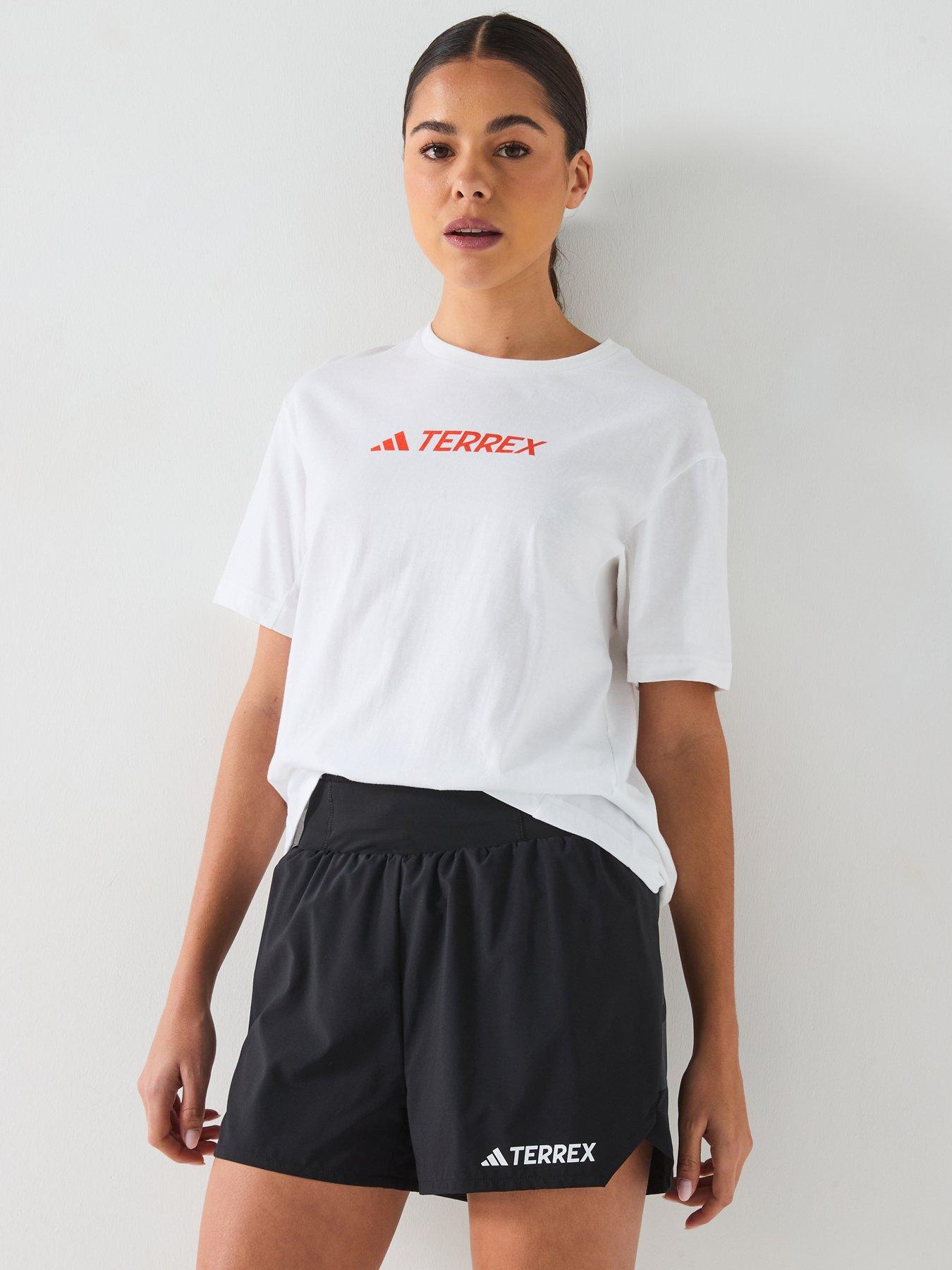 Image 1 of 6 of adidas Terrex Women's Logo Tee - White