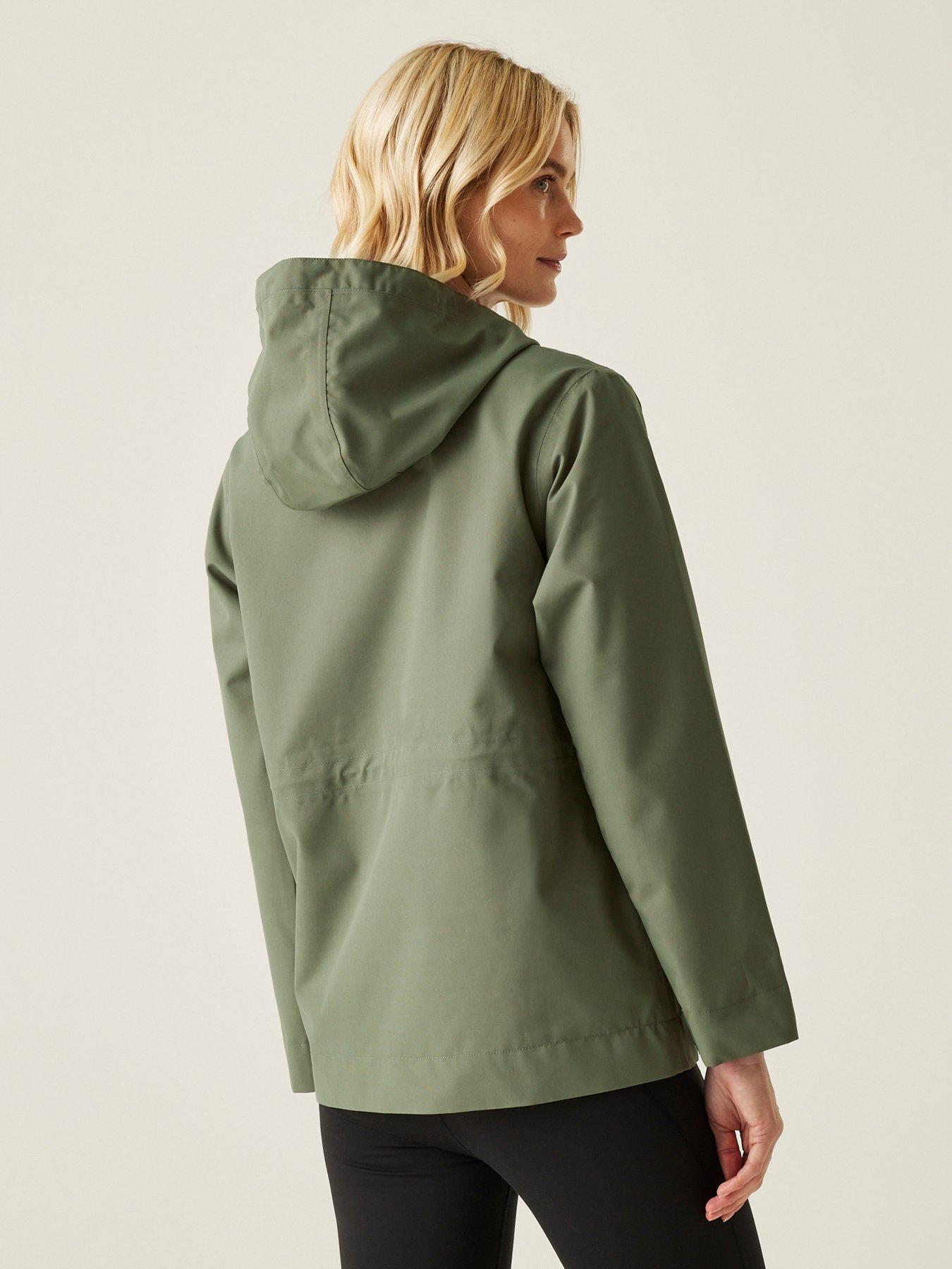 regatta-womens-otilie-waterproof-shell-jacket--greenstillFront
