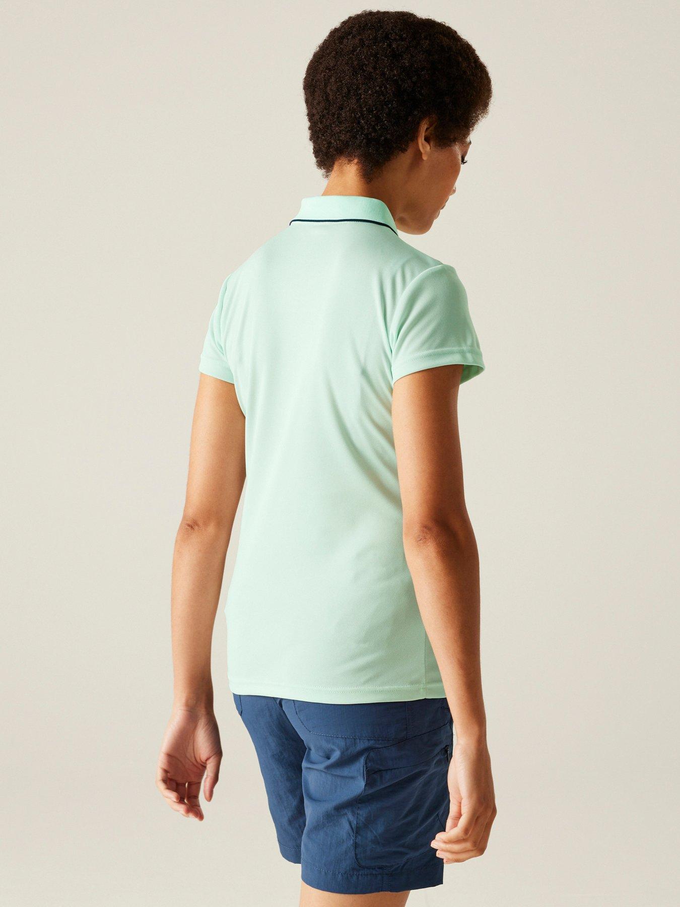 Image 2 of 6 of Regatta Womens Maverick V Polo Shirt - Green