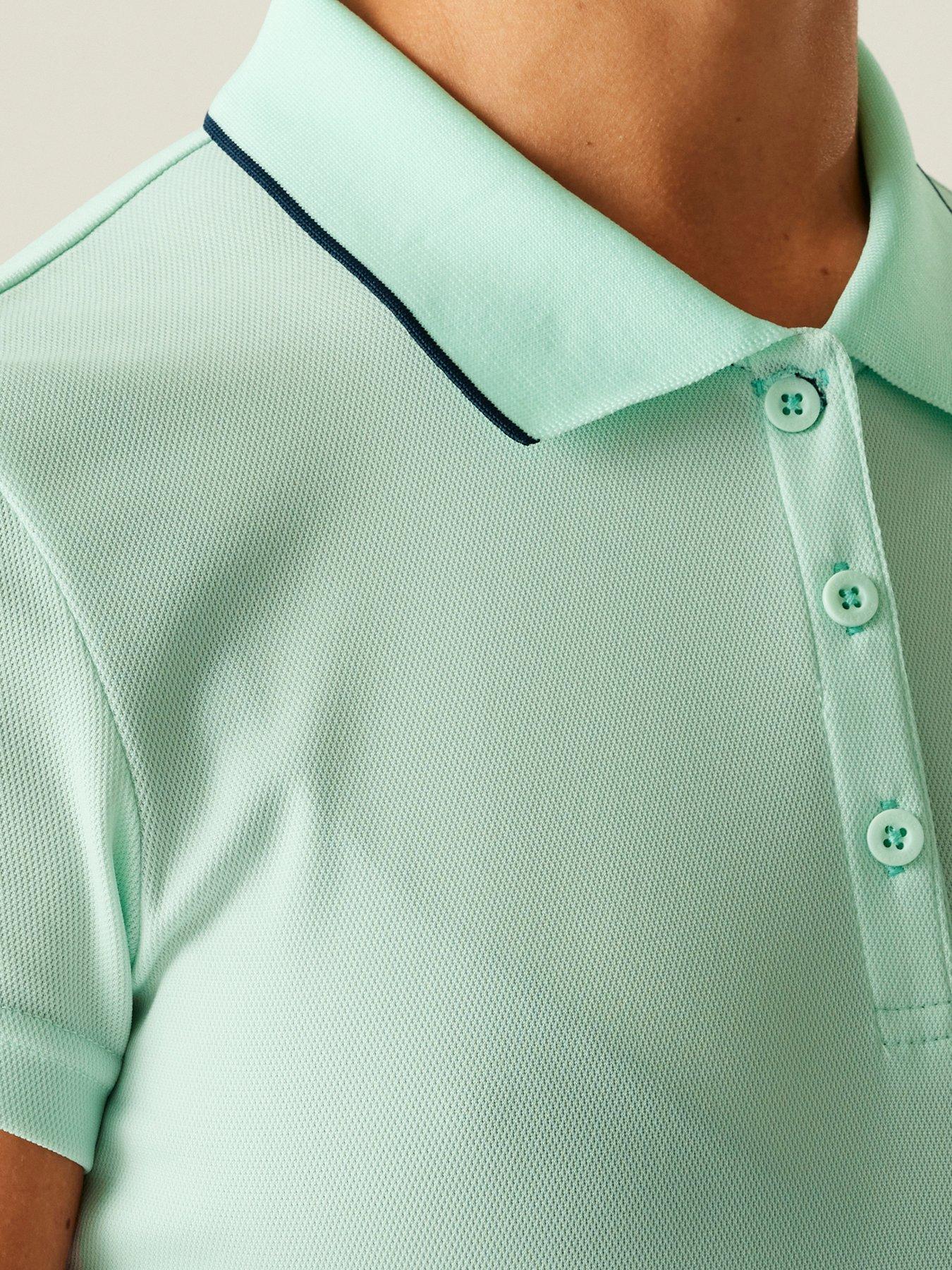 Image 4 of 6 of Regatta Womens Maverick V Polo Shirt - Green