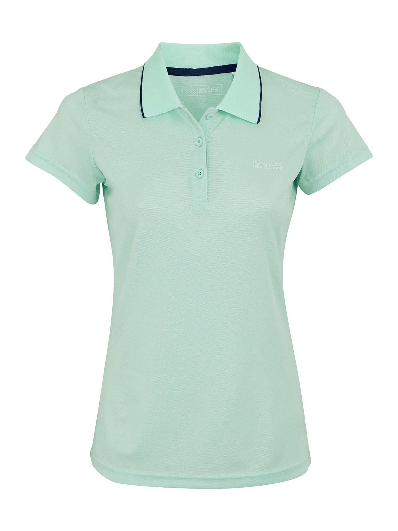Image 5 of 6 of Regatta Womens Maverick V Polo Shirt - Green