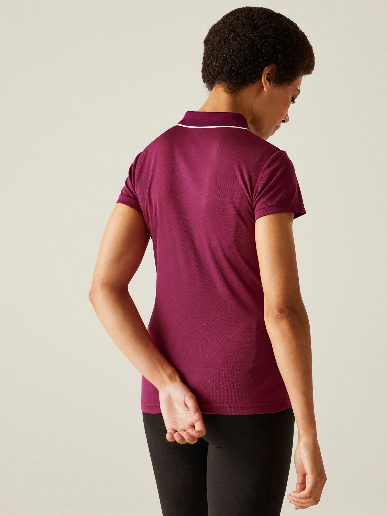 Image 2 of 6 of Regatta Womens Maverick V Polo Shirt Pink