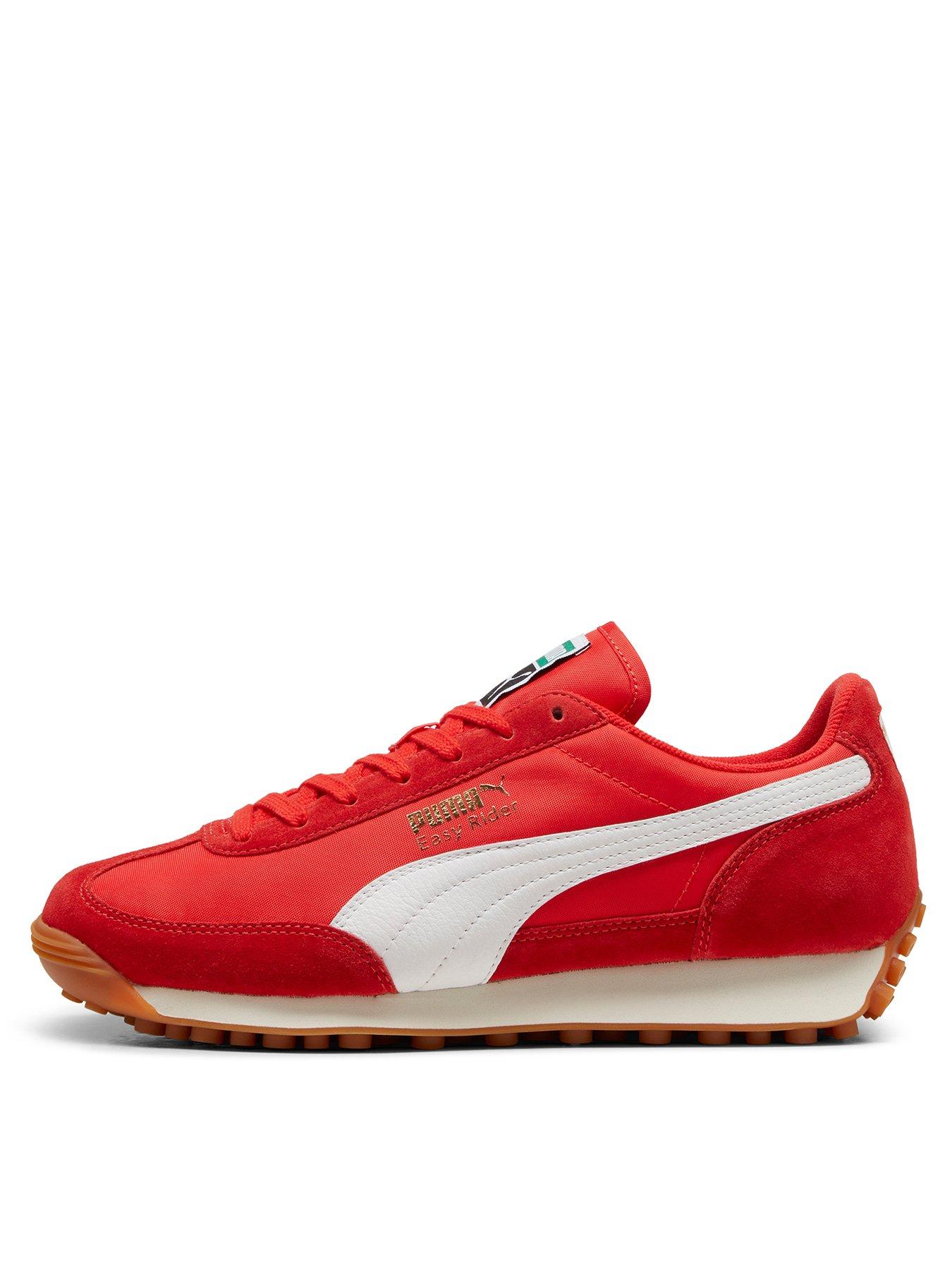 puma-unisex-easy-rider-vintage-trainers-red