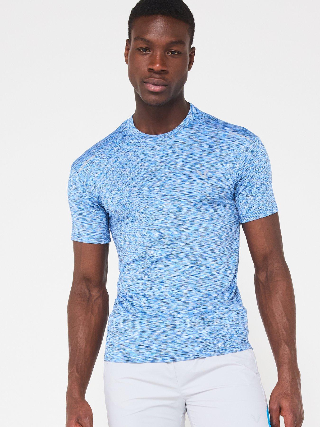 Okami Mens Shine Spacedye T-shirt - Blue