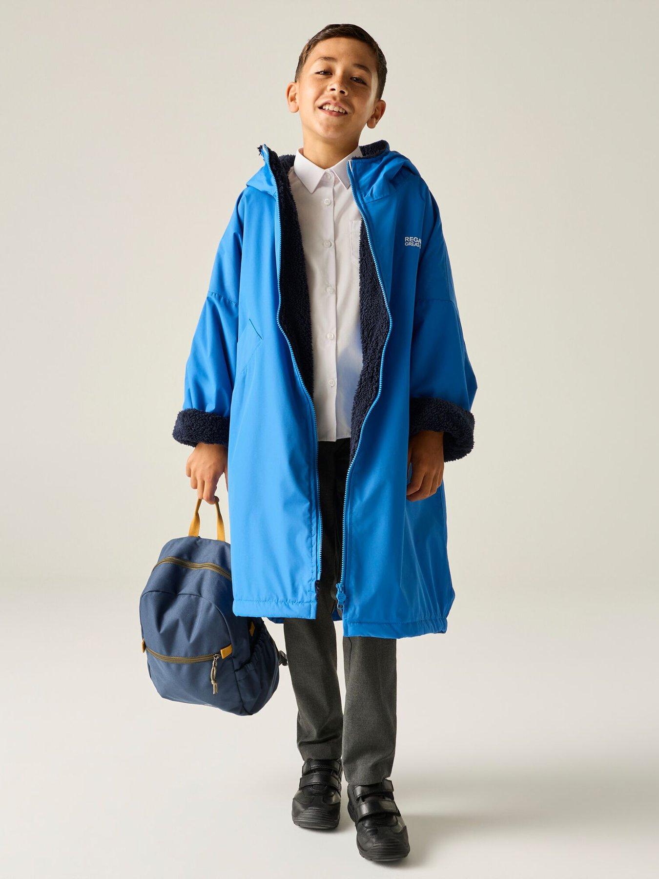Image 6 of 6 of Regatta Junior Kids Waterproof Changing Robe - Blue
