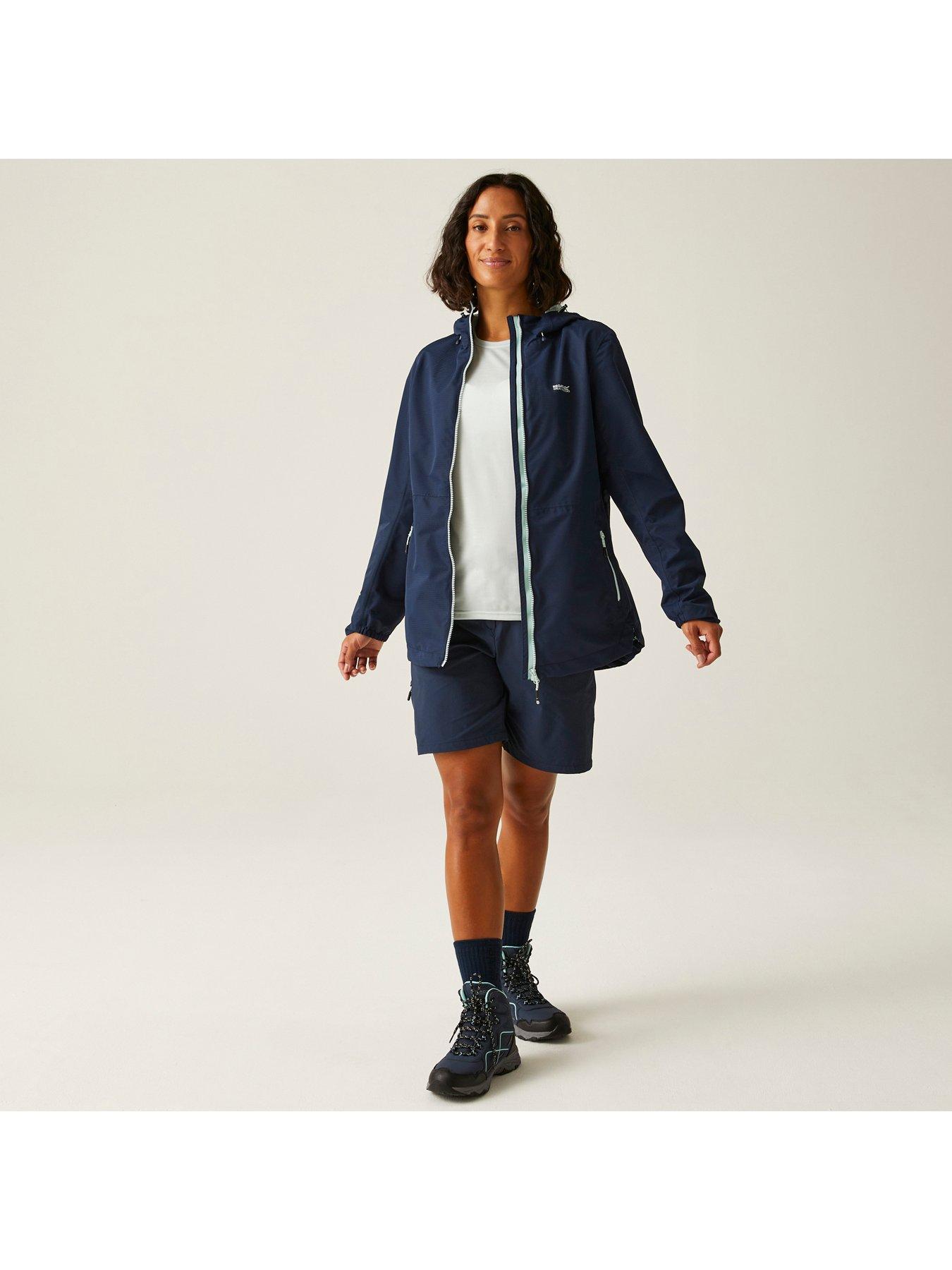 Image 3 of 7 of Regatta Womens Hamaraiv Waterproof Shell Jacket- Navy