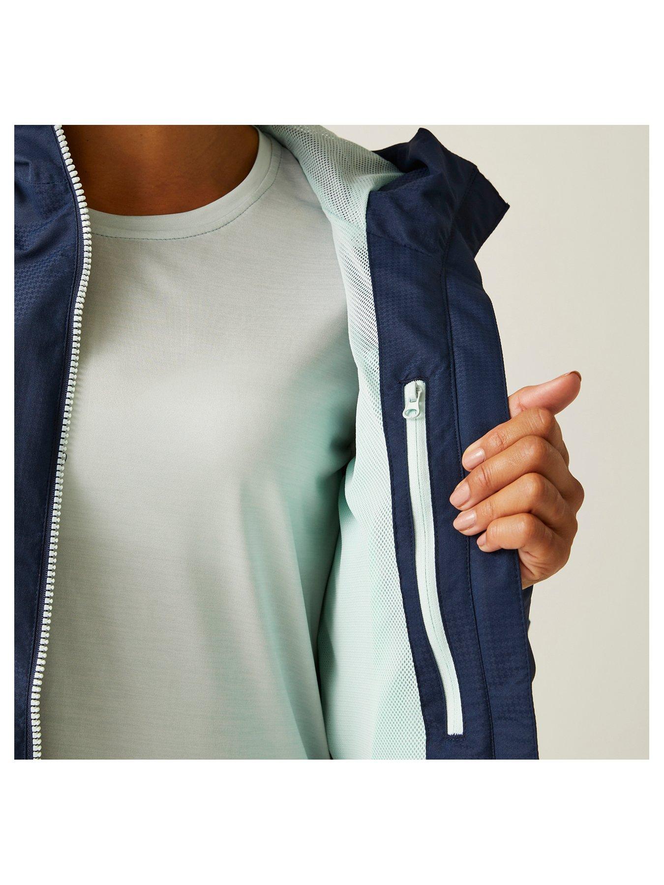 Image 5 of 7 of Regatta Womens Hamaraiv Waterproof Shell Jacket- Navy