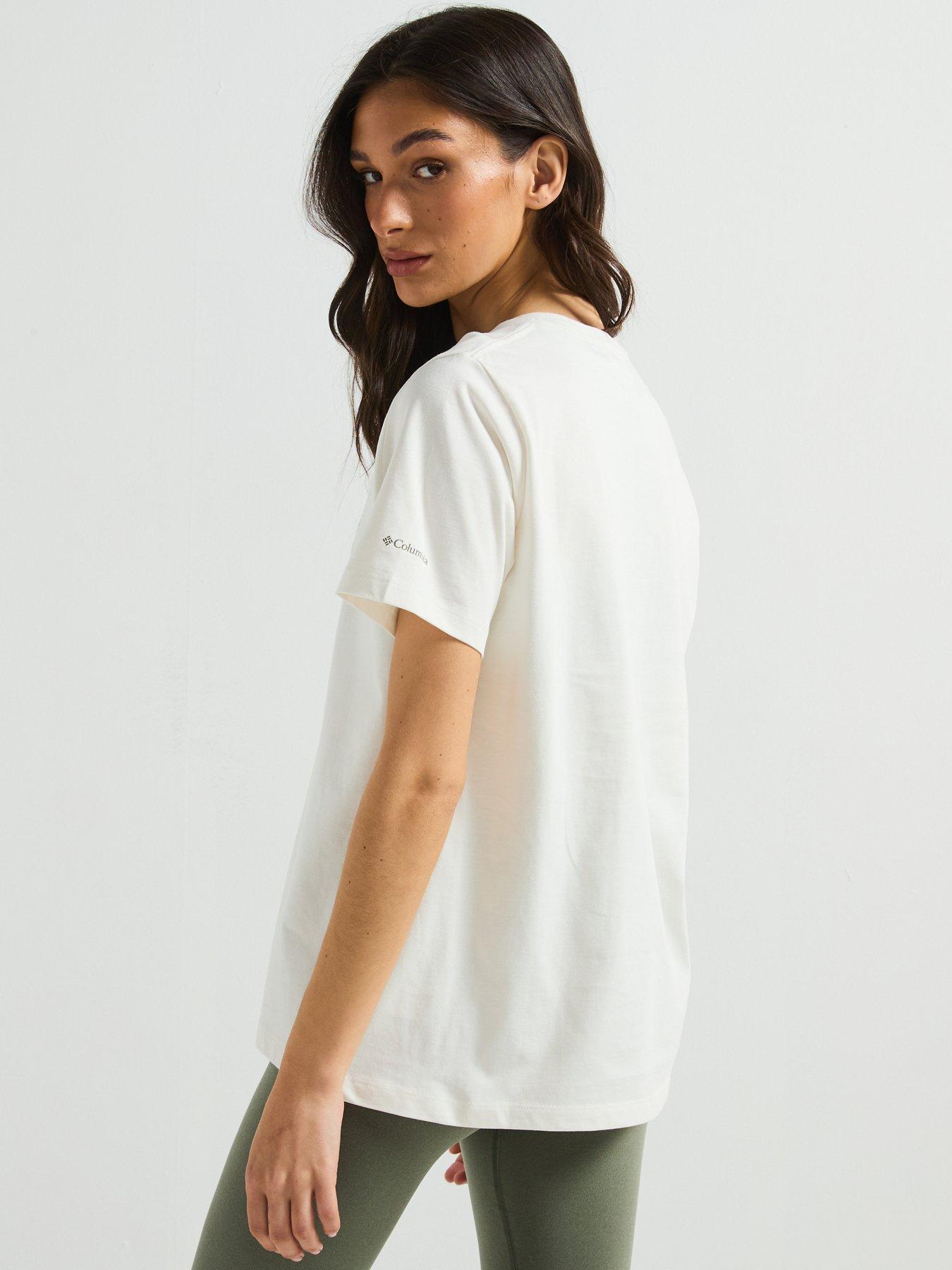 columbia-womens-boundless-beauty-logo-short-sleeve-t-shirt-creamstillFront