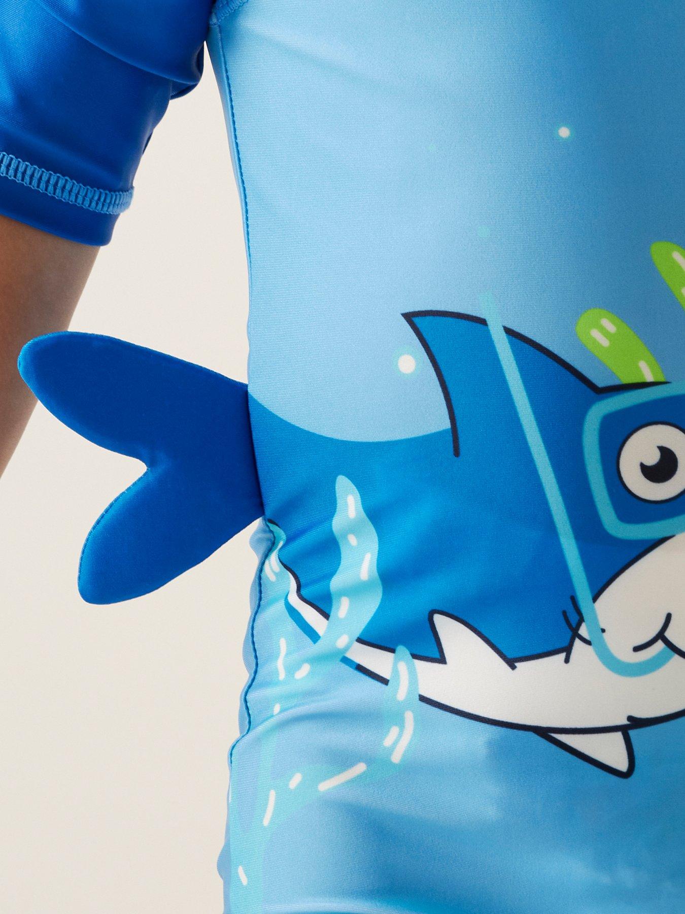 regatta-kids-animal-rash-swimsuit--blueoutfit